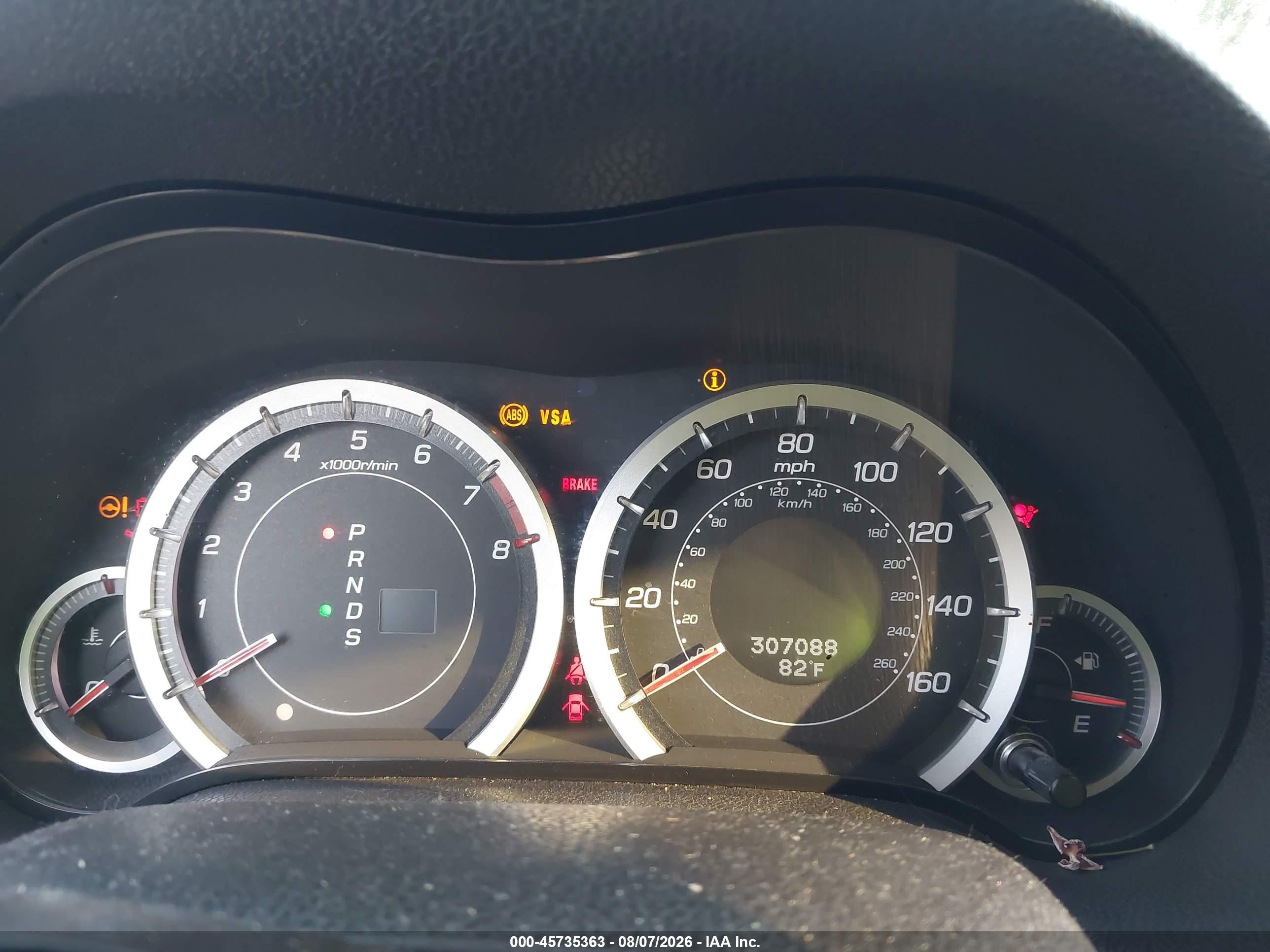 2009 Acura Tsx   Белый vin: JH4CU26659C026256