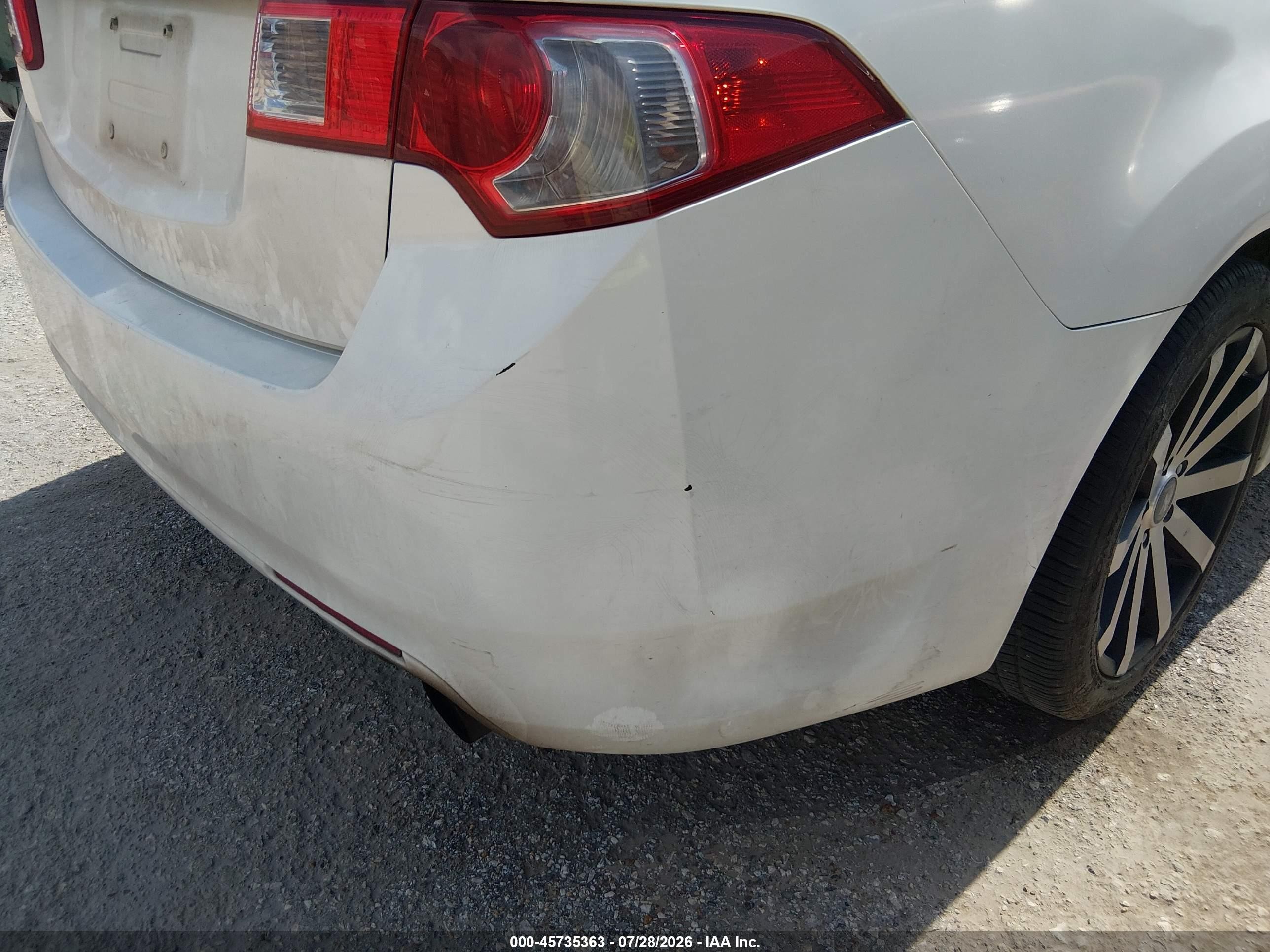 2009 Acura Tsx   Белый vin: JH4CU26659C026256