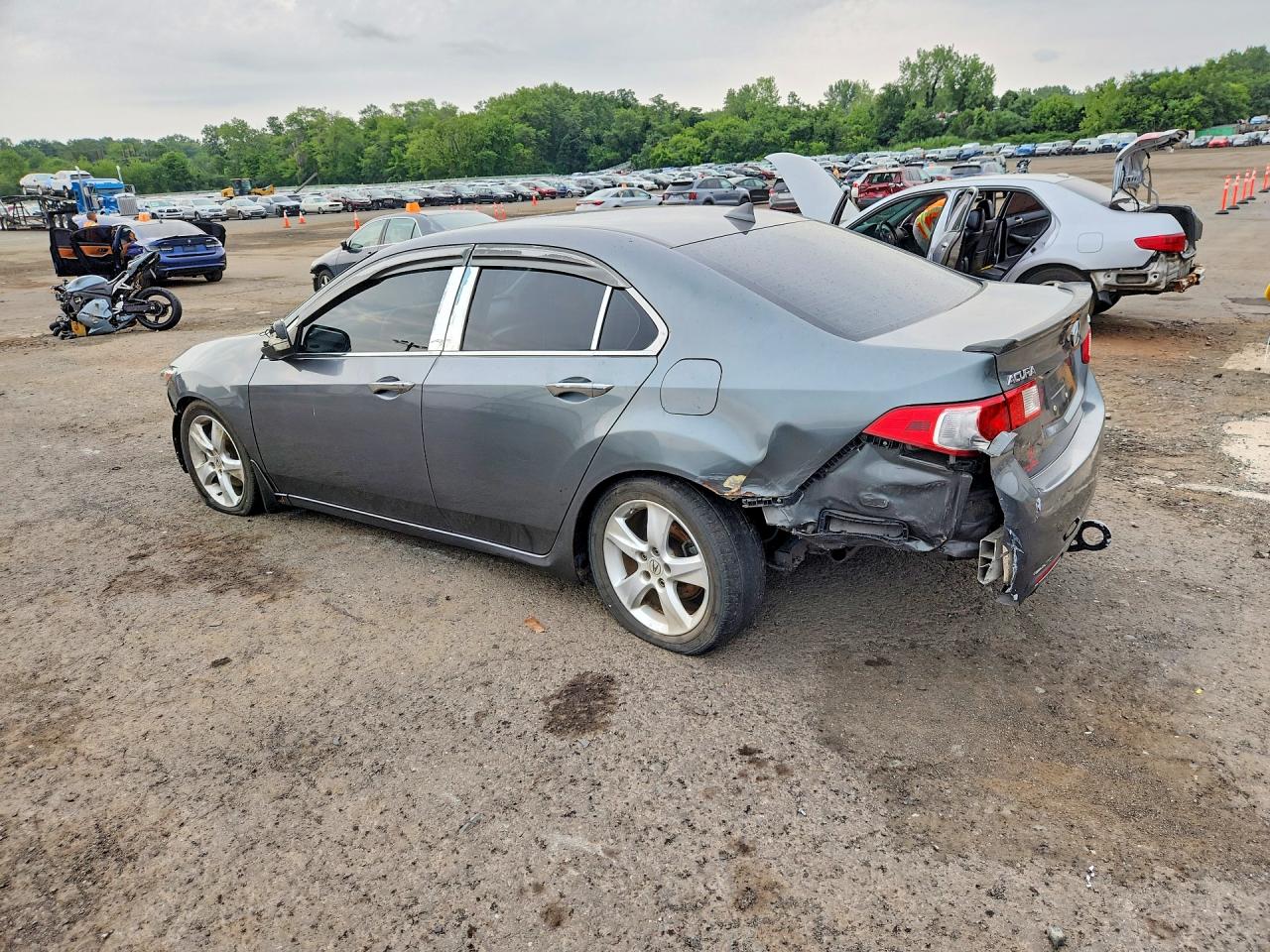 2009 Acura Tsx Gray vin: JH4CU26659C029335
