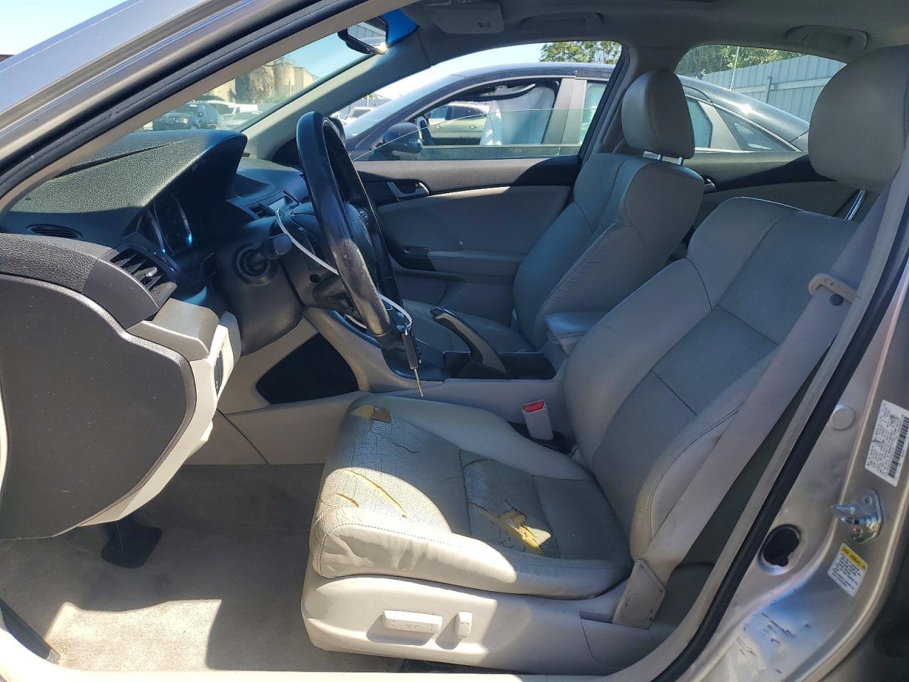 2009 Acura Tsx Silver vin: JH4CU26659C031537