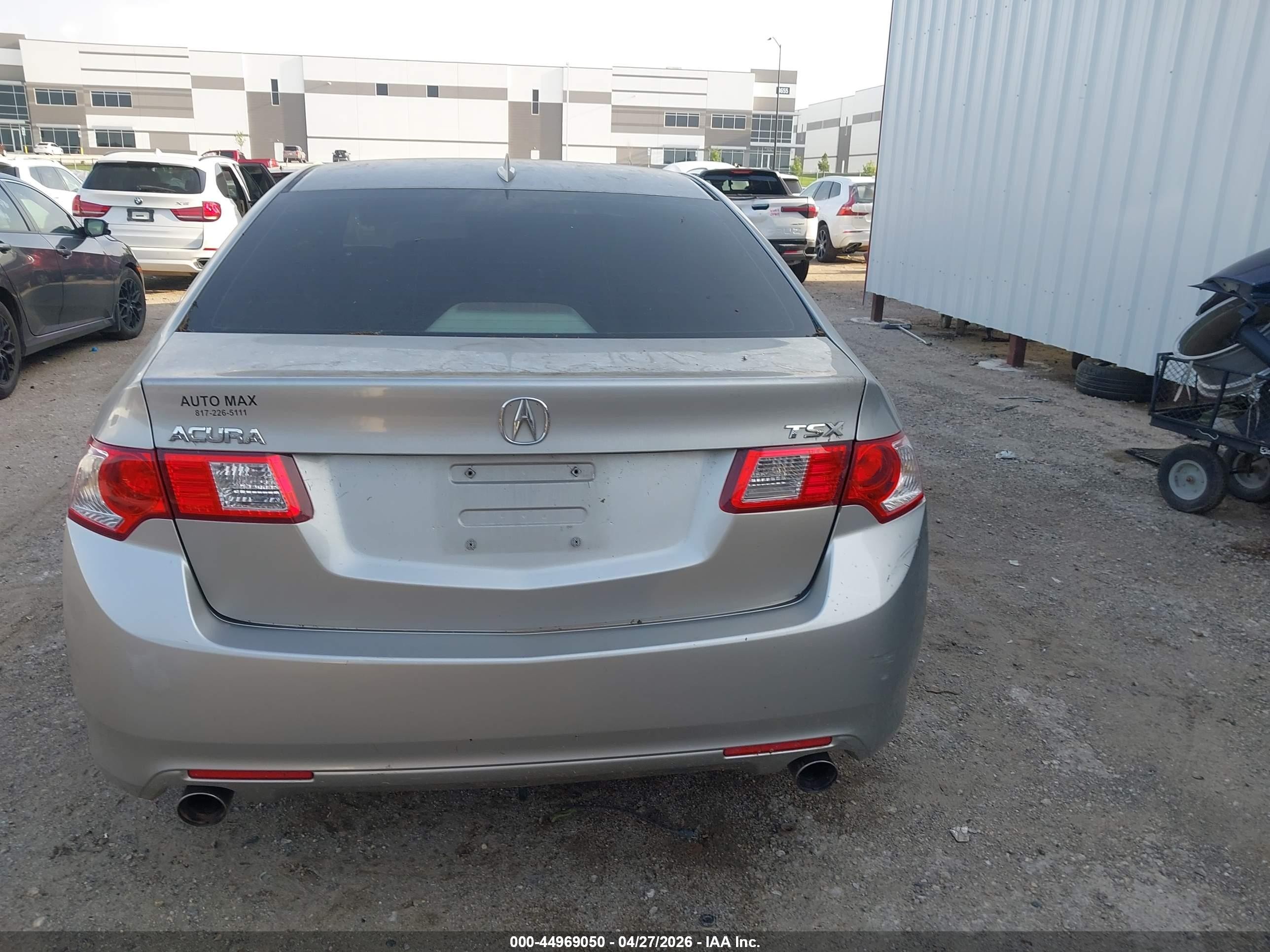 2009 Acura Tsx   Silver vin: JH4CU26659C033773