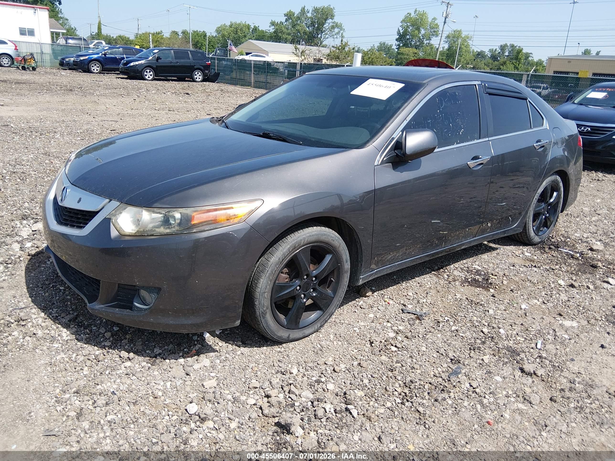 2009 Acura Tsx Gray vin: JH4CU26659C034793