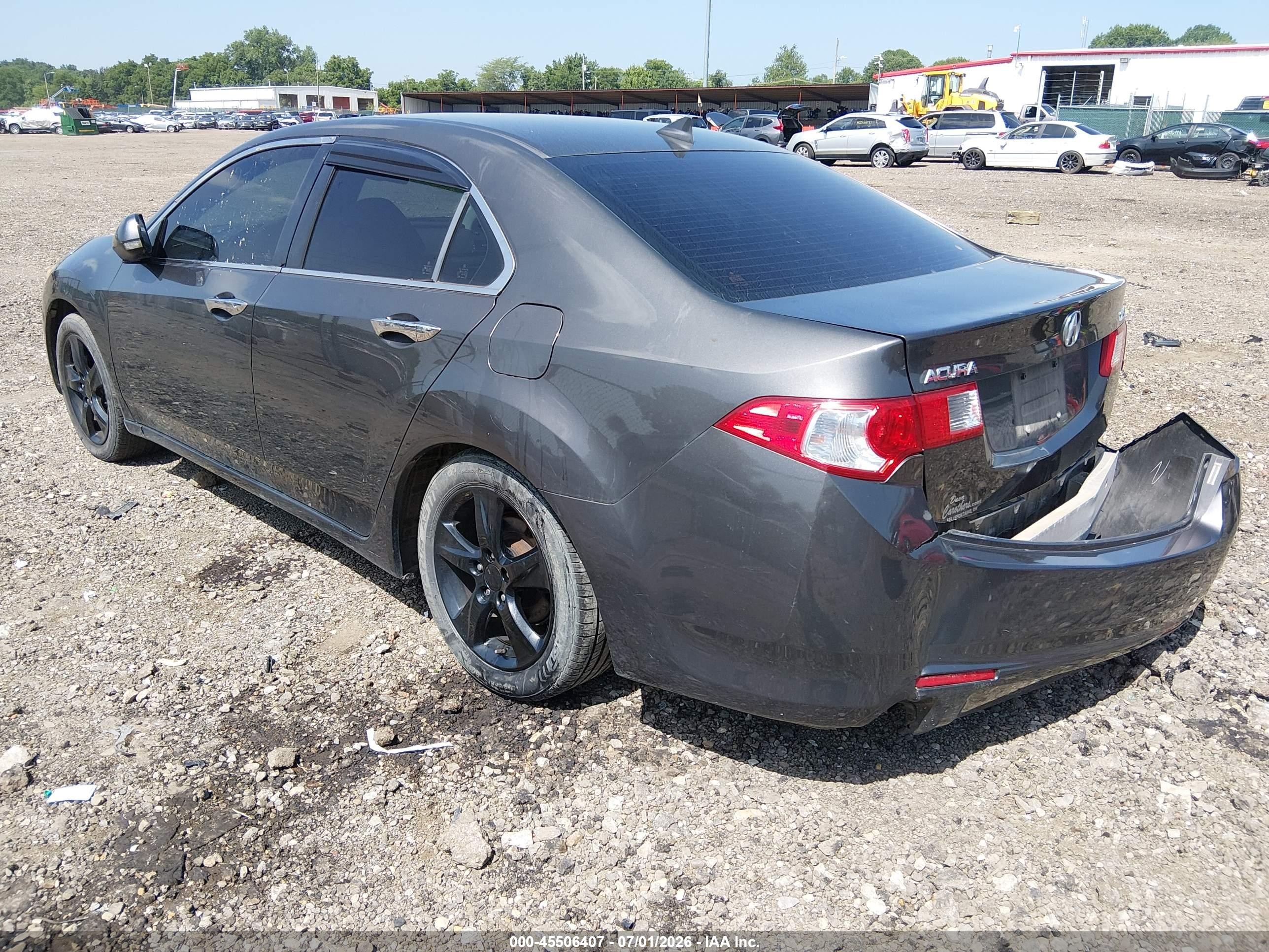 2009 Acura Tsx Gray vin: JH4CU26659C034793