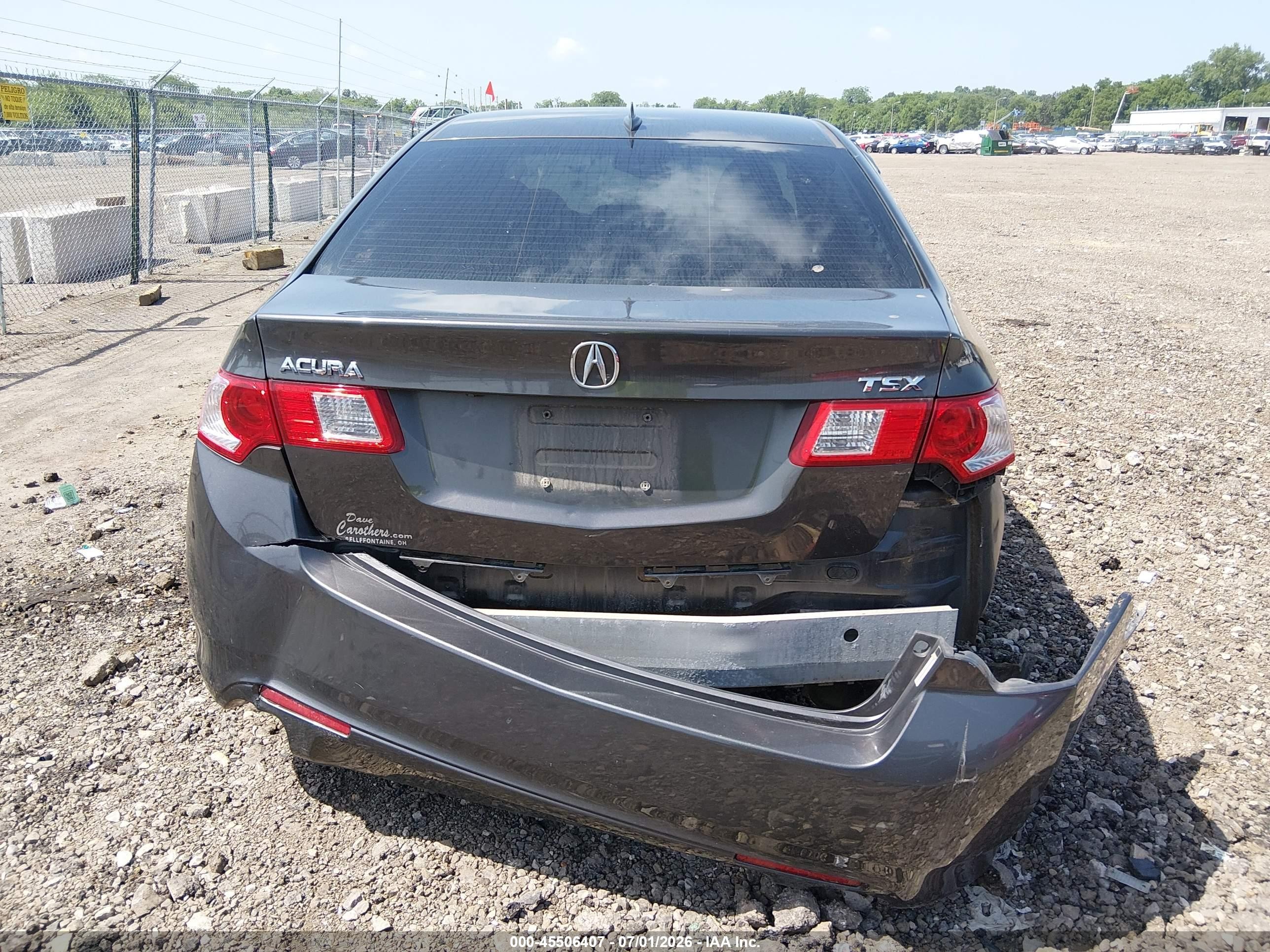 2009 Acura Tsx Gray vin: JH4CU26659C034793