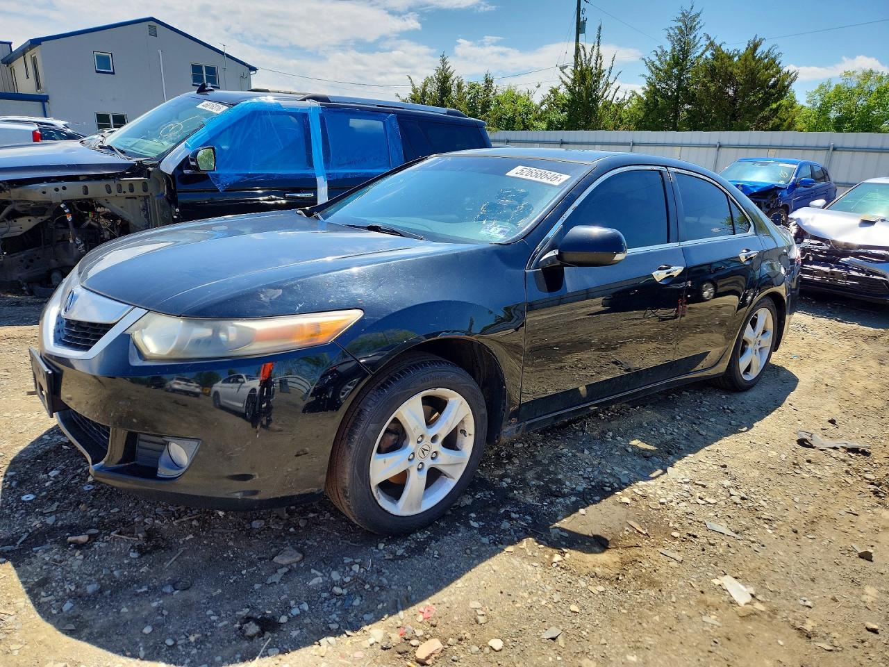 2009 Acura Tsx Black vin: JH4CU26669C005917