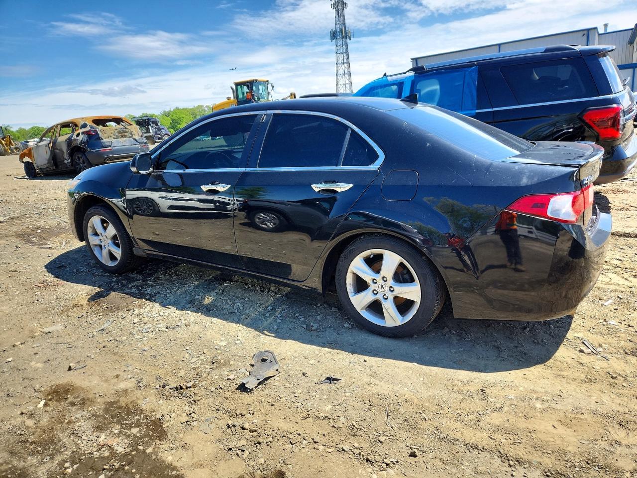 2009 Acura Tsx Black vin: JH4CU26669C005917