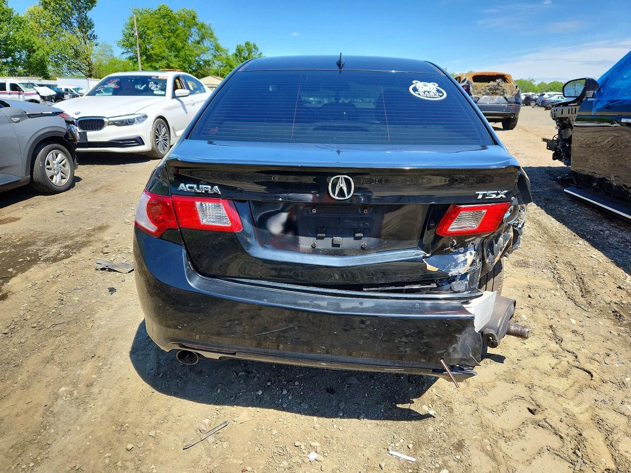 2009 Acura Tsx Black vin: JH4CU26669C005917