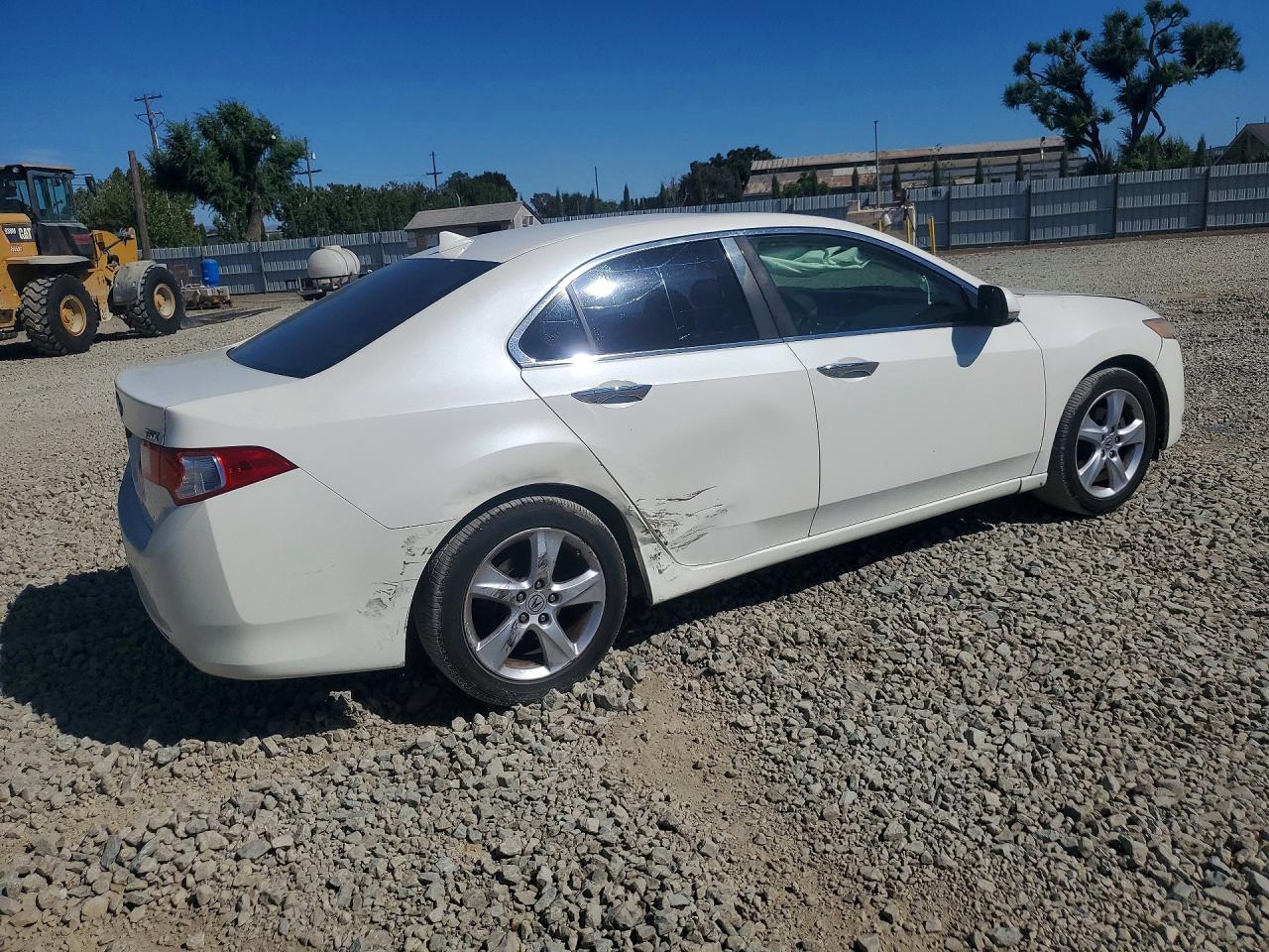 2009 Acura Tsx White vin: JH4CU26669C016447