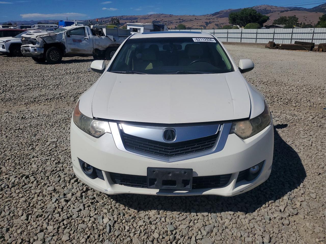 2009 Acura Tsx White vin: JH4CU26669C016447