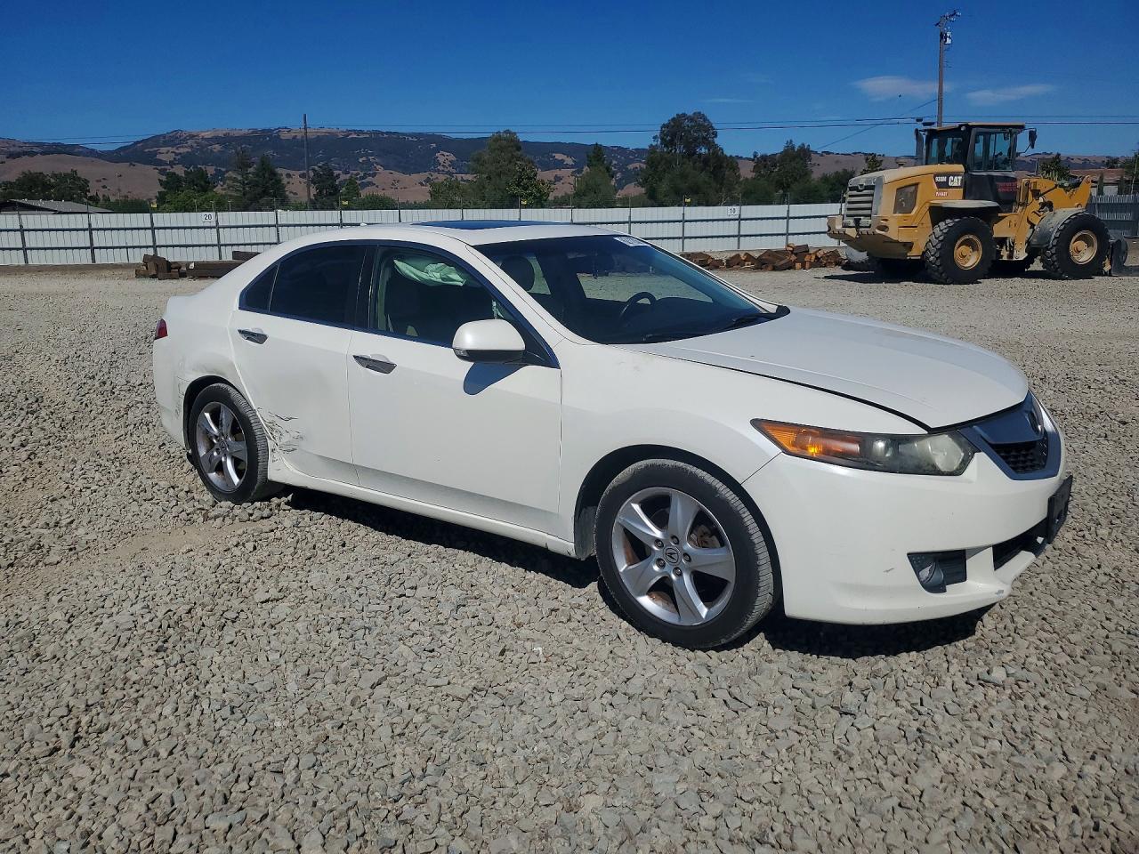 2009 Acura Tsx White vin: JH4CU26669C016447
