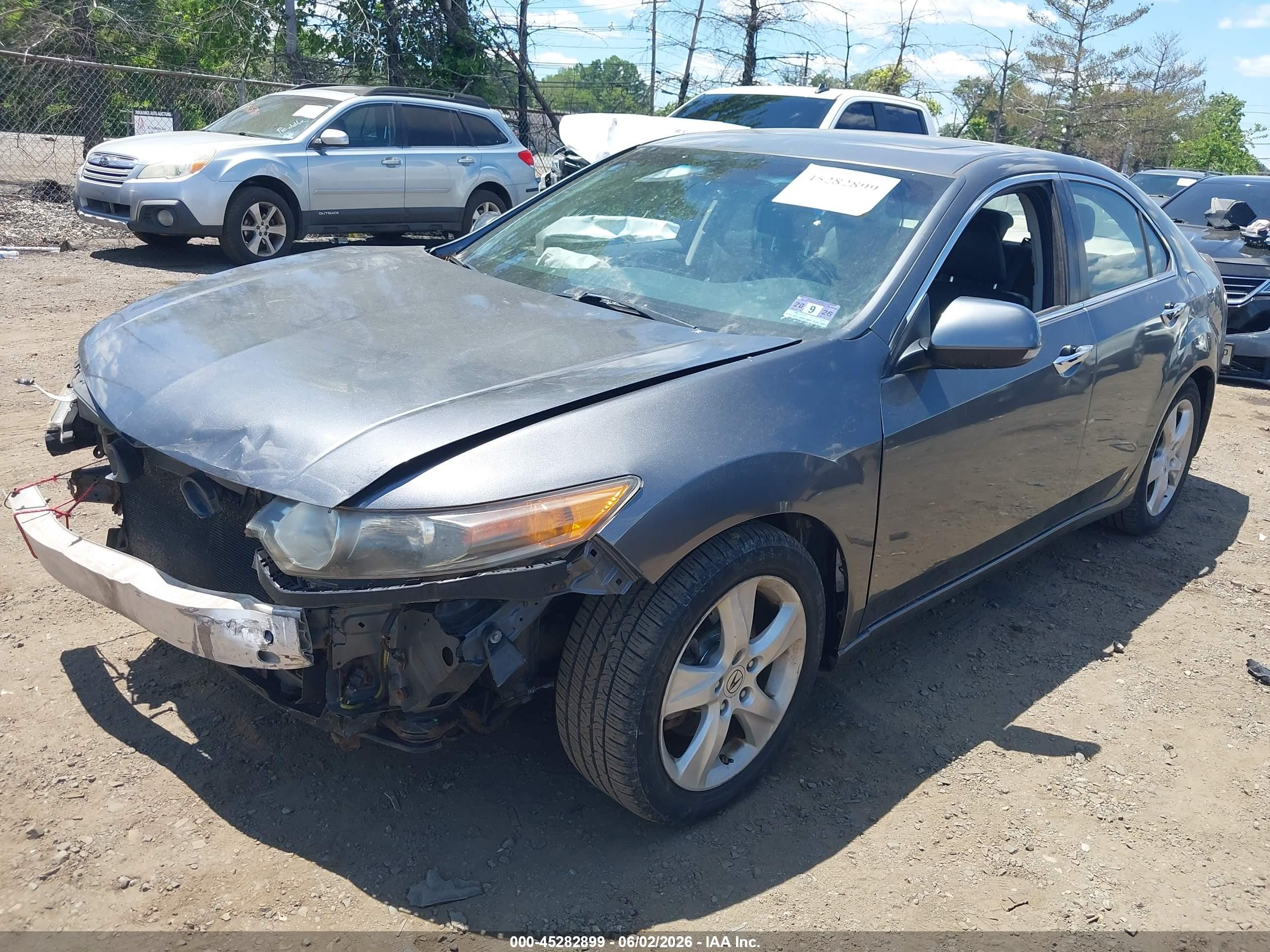 2009 Acura Tsx   Gray vin: JH4CU26669C017419