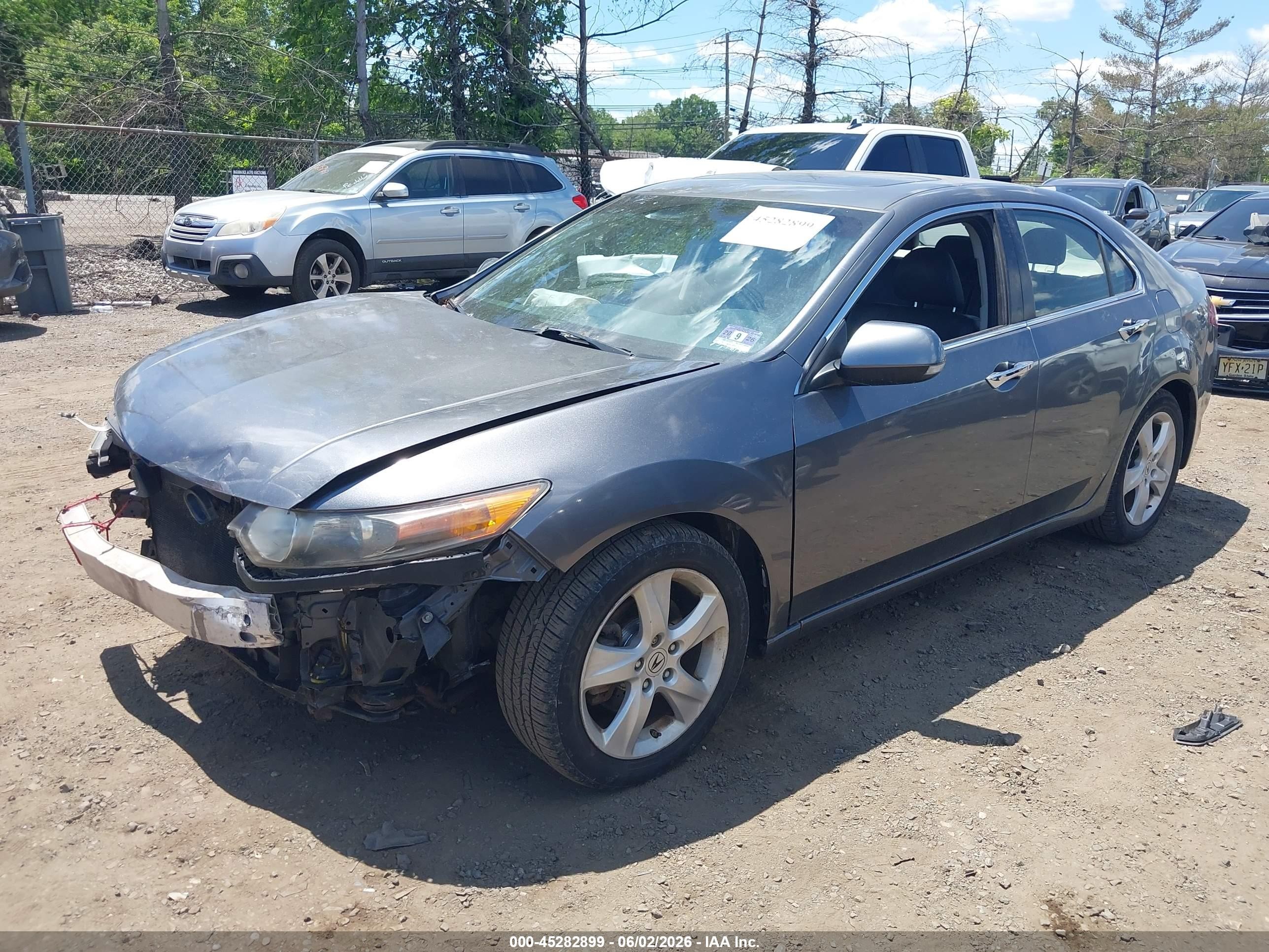 2009 Acura Tsx   Gray vin: JH4CU26669C017419