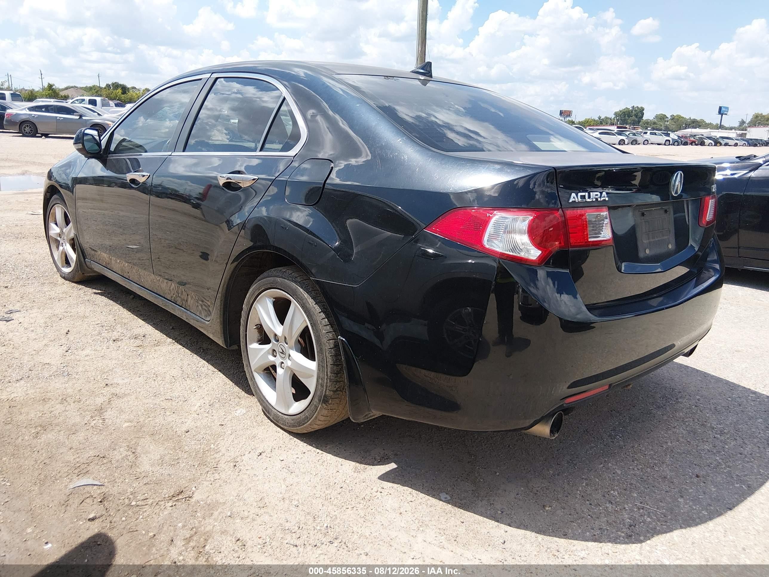 2009 Acura Tsx   Black vin: JH4CU26669C021194
