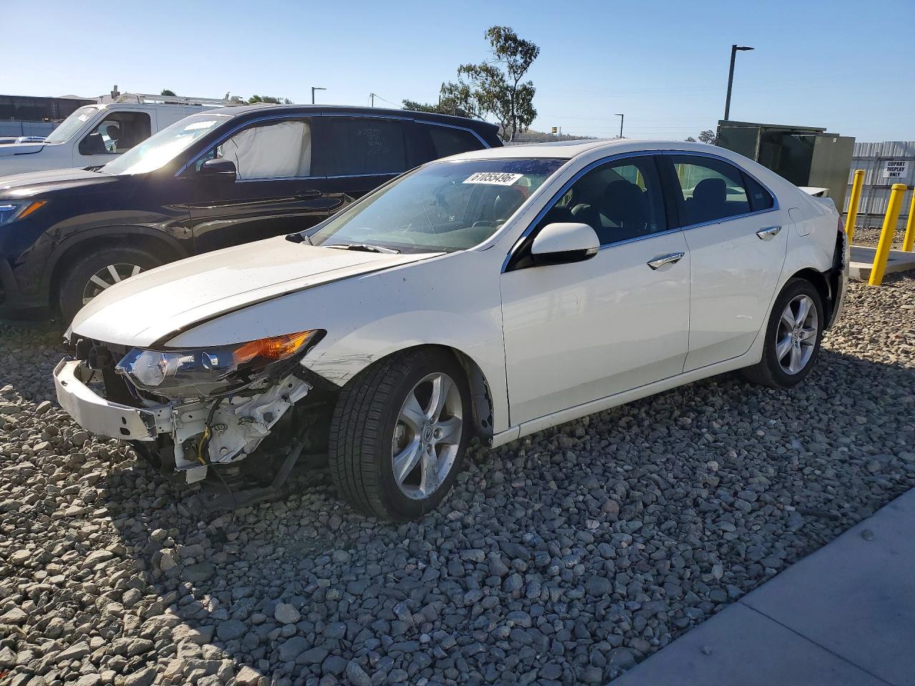 2009 Acura Tsx Белый vin: JH4CU26669C021924
