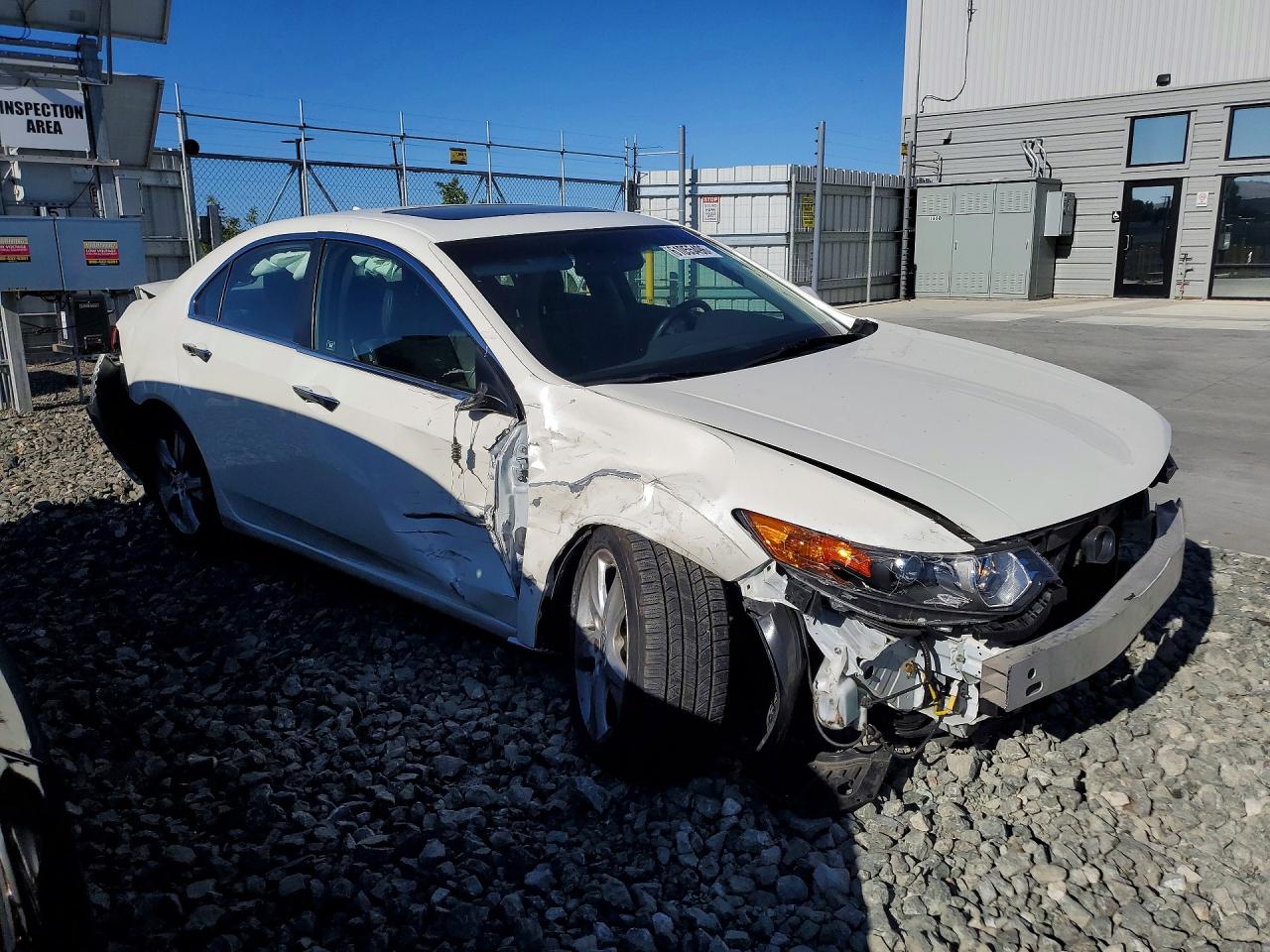 2009 Acura Tsx White vin: JH4CU26669C021924