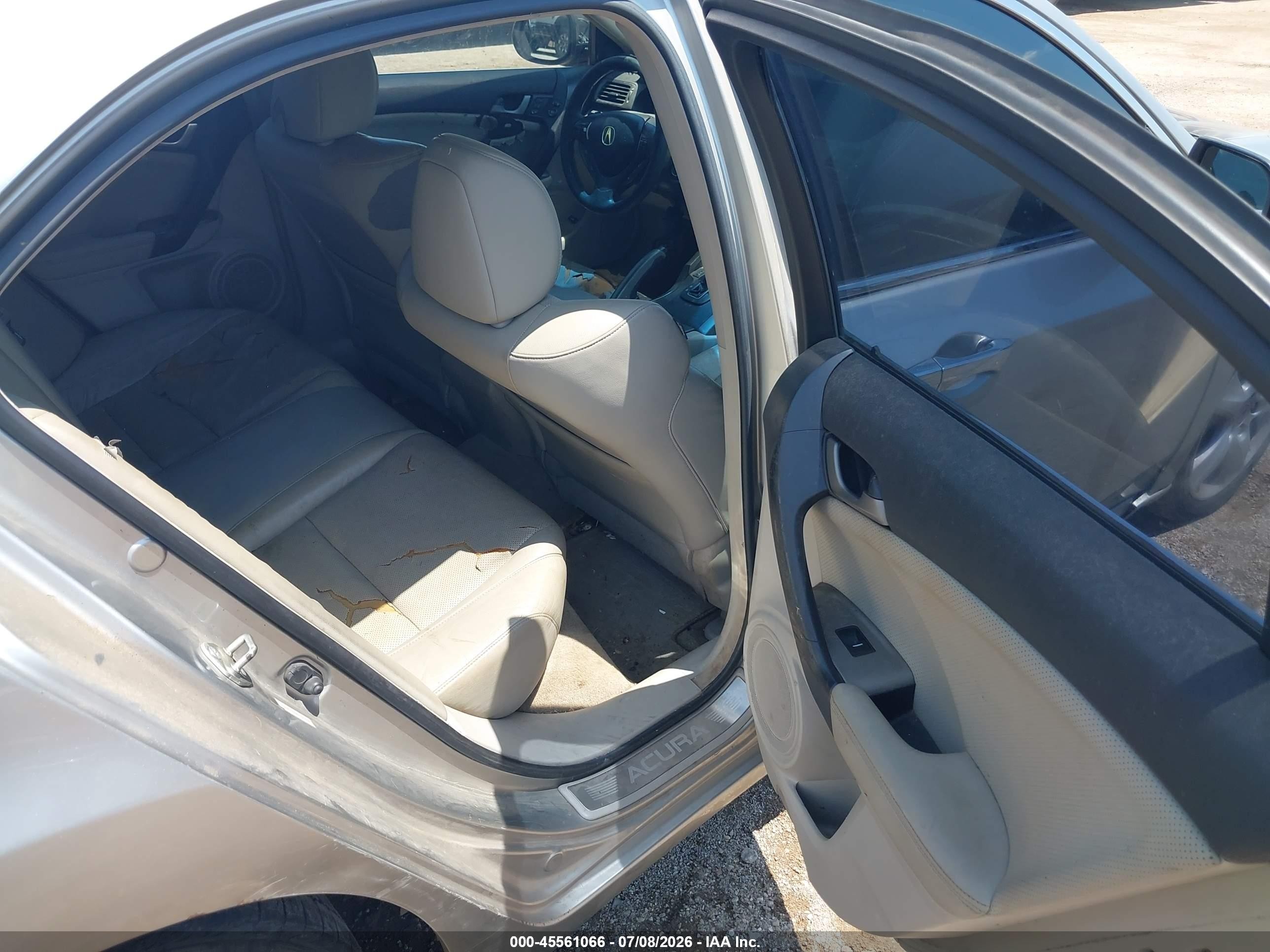 2009 Acura Tsx   Серебряный vin: JH4CU26669C023902
