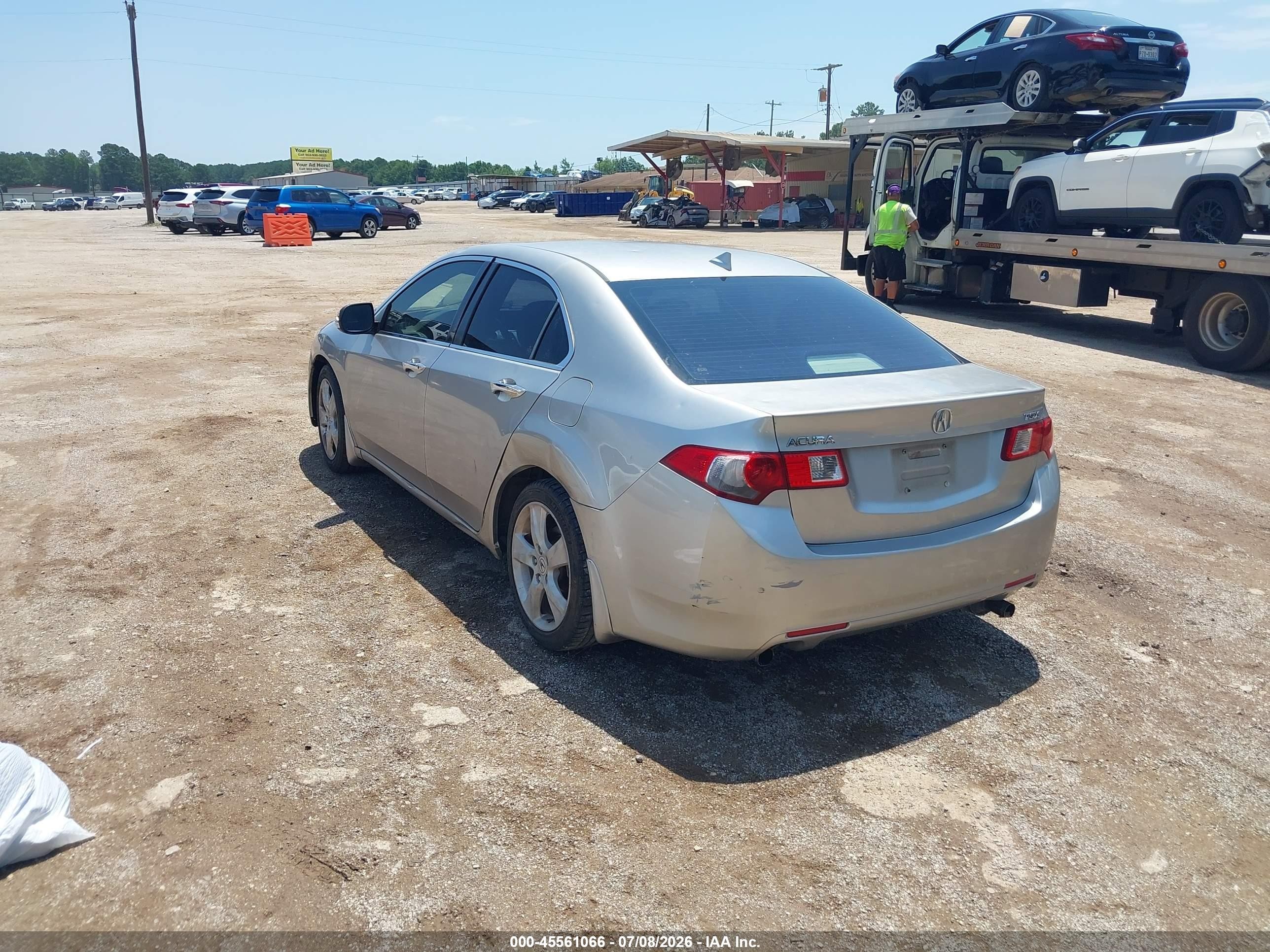 2009 Acura Tsx   Серебряный vin: JH4CU26669C023902