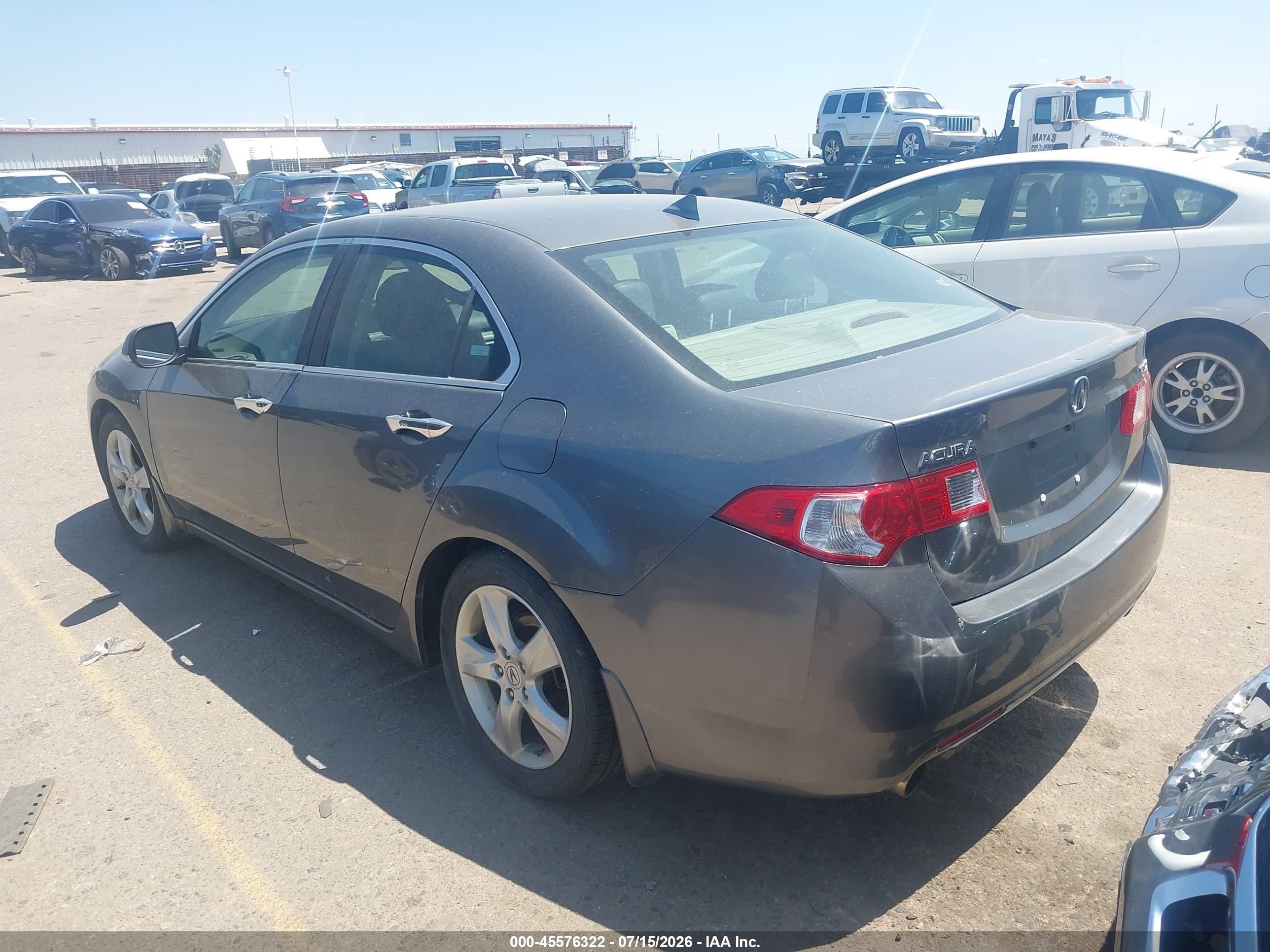 2009 Acura Tsx   Gray vin: JH4CU26669C026816