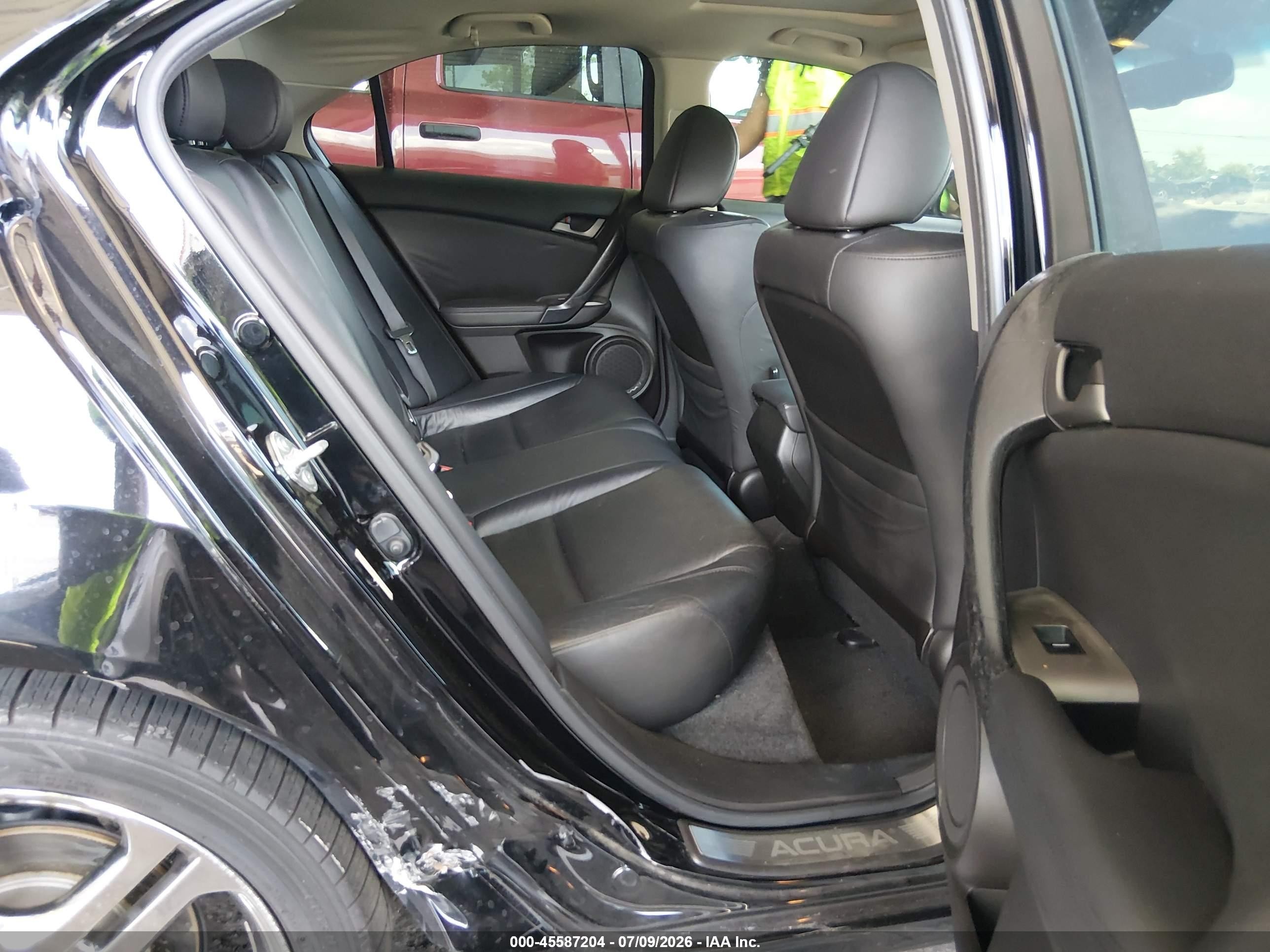 2009 Acura Tsx   Black vin: JH4CU26669C027559