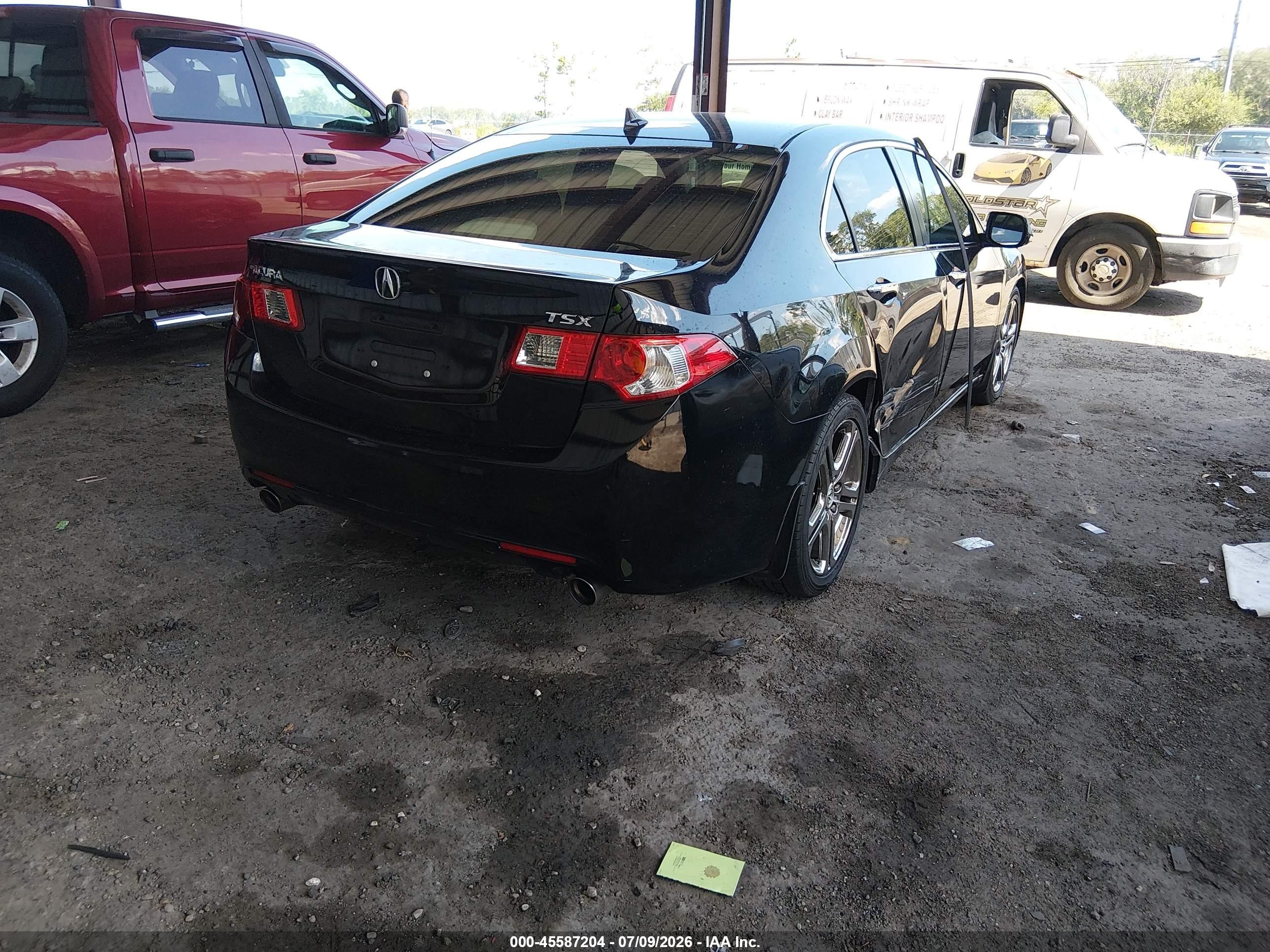2009 Acura Tsx   Black vin: JH4CU26669C027559