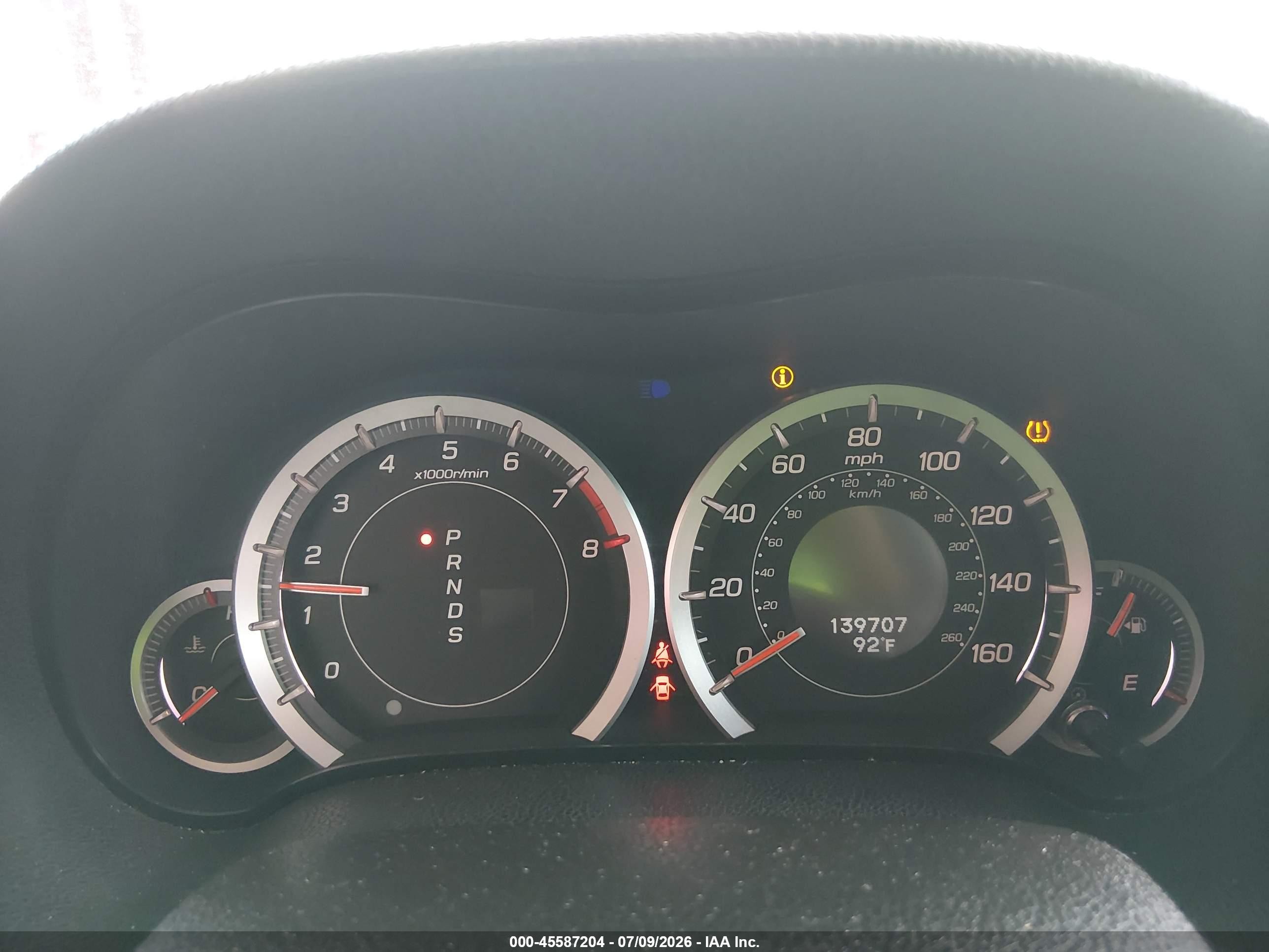 2009 Acura Tsx   Black vin: JH4CU26669C027559
