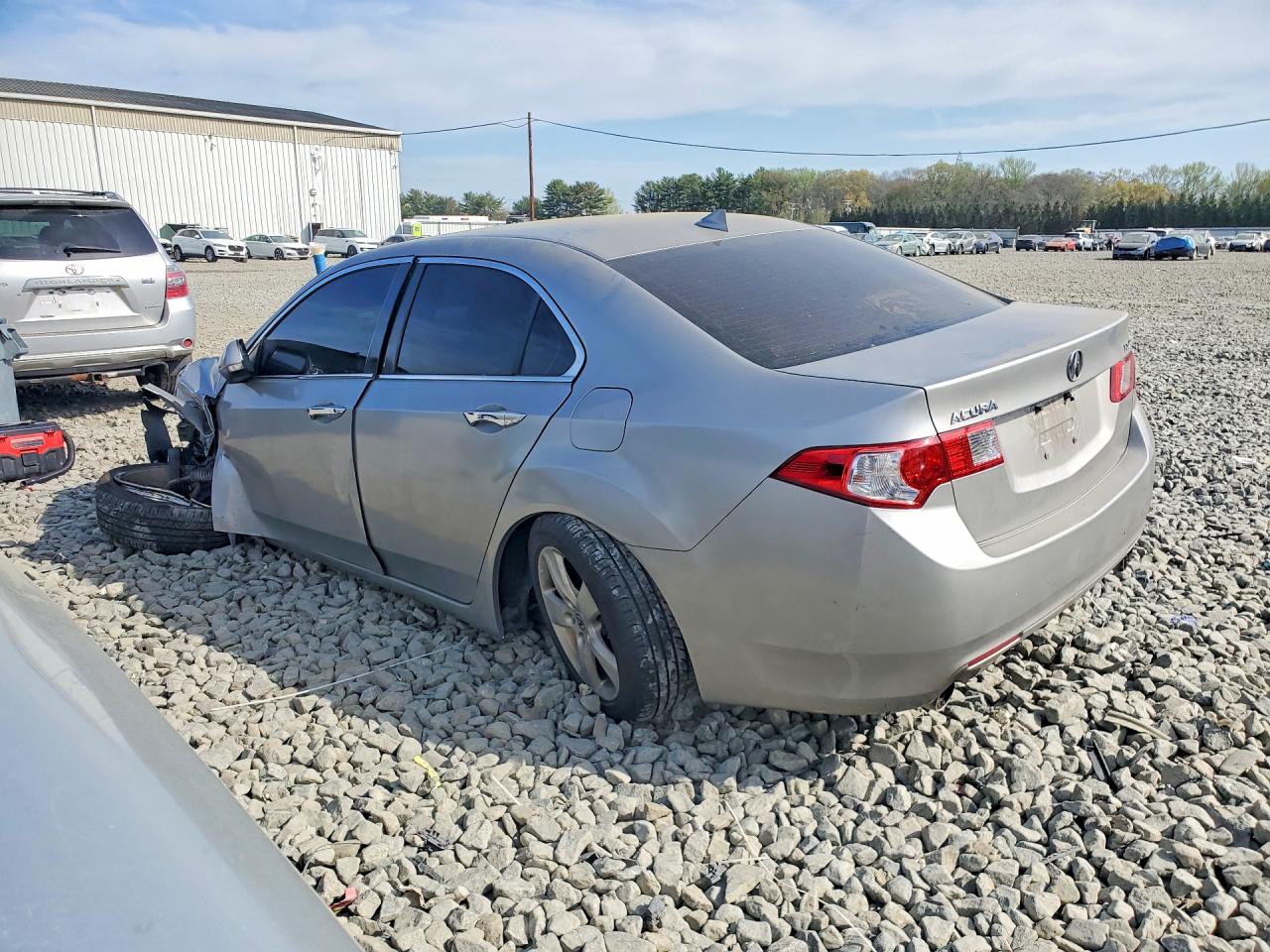 2009 Acura Tsx Silver vin: JH4CU26669C030655