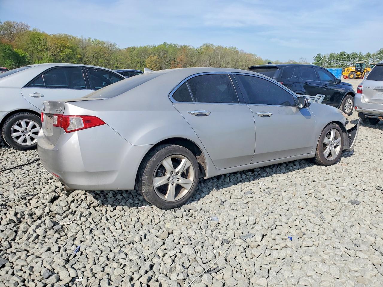 2009 Acura Tsx Silver vin: JH4CU26669C030655
