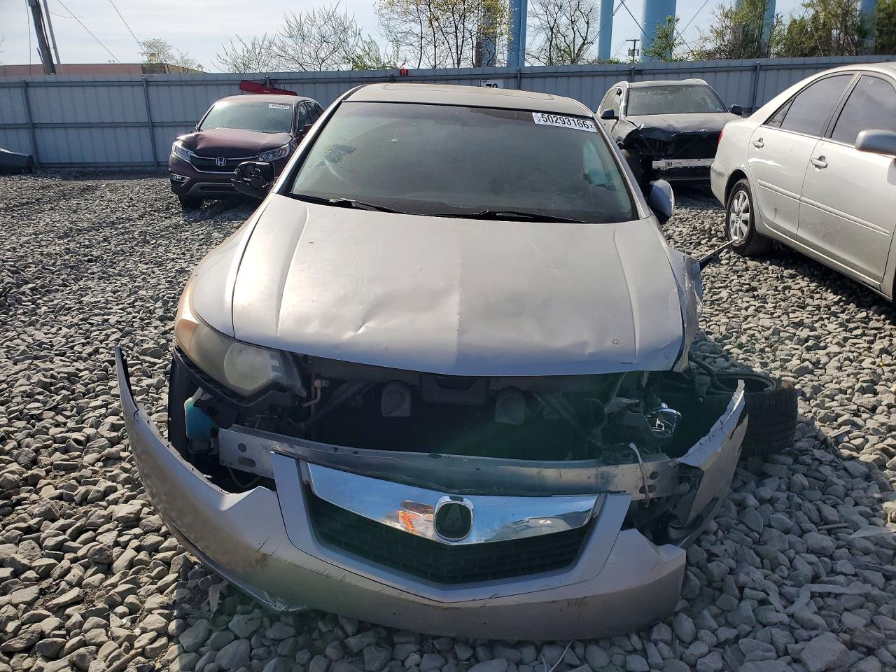 2009 Acura Tsx Silver vin: JH4CU26669C030655
