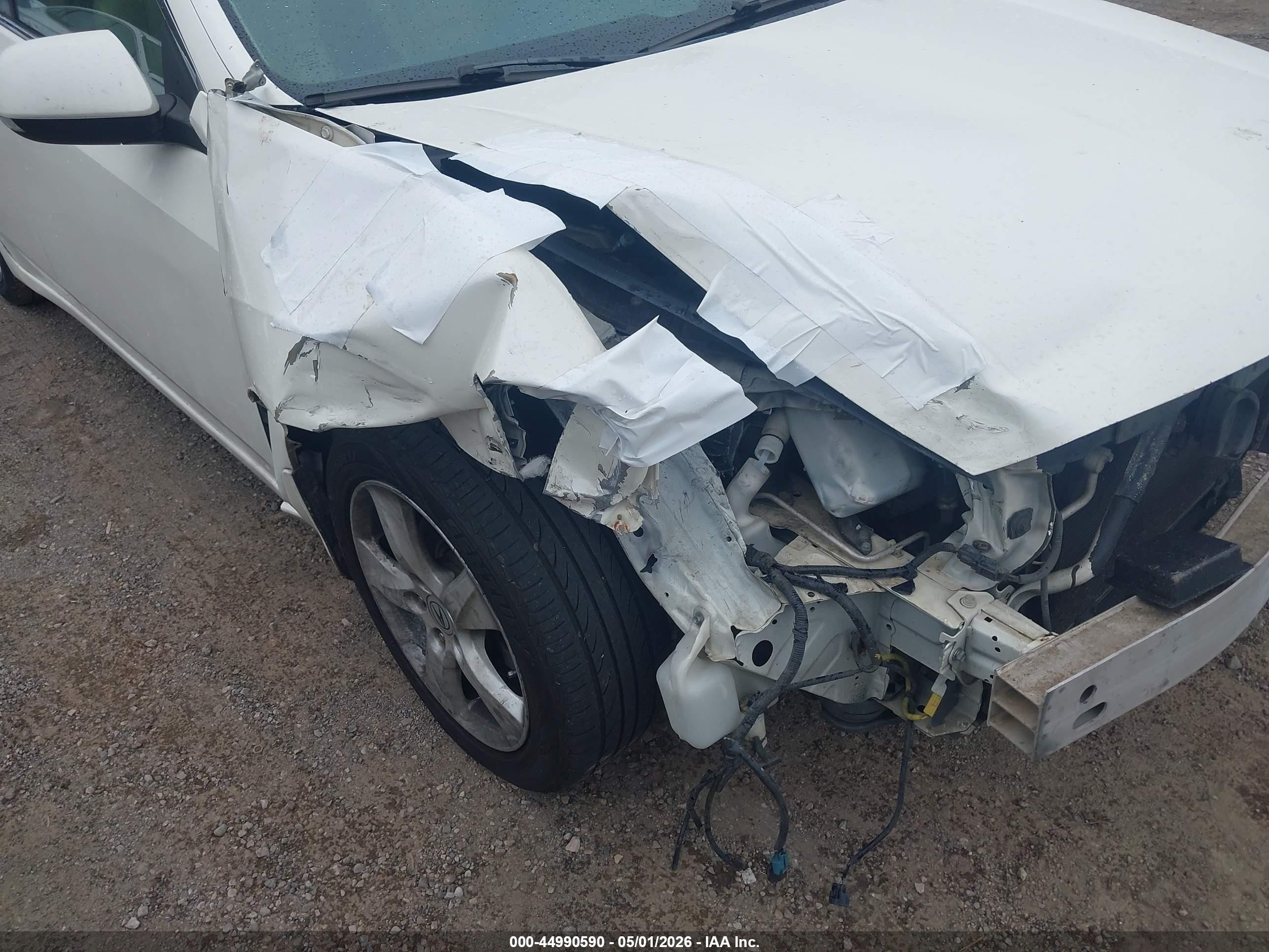 2009 Acura Tsx   White vin: JH4CU26669C034009