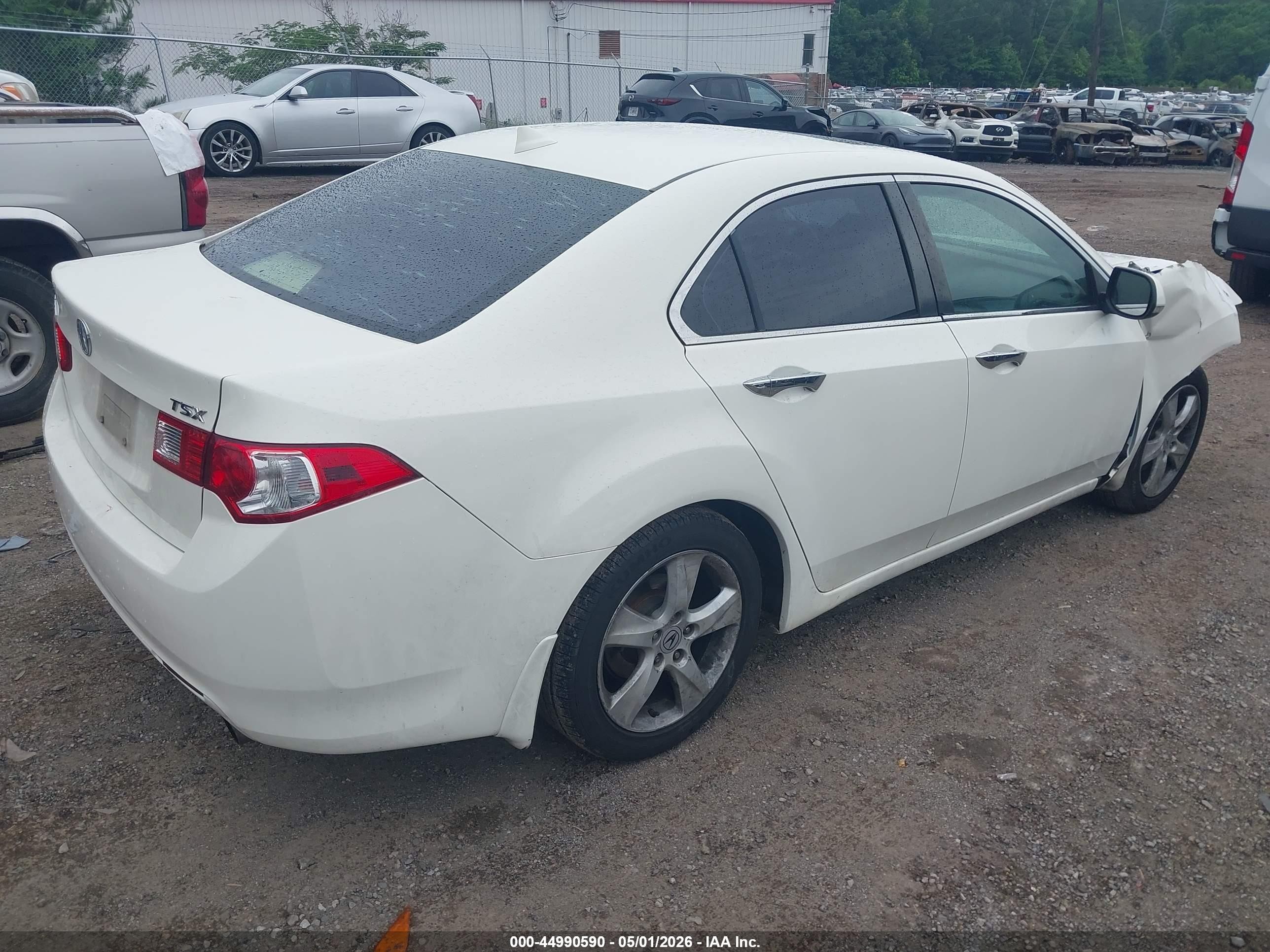 2009 Acura Tsx   White vin: JH4CU26669C034009