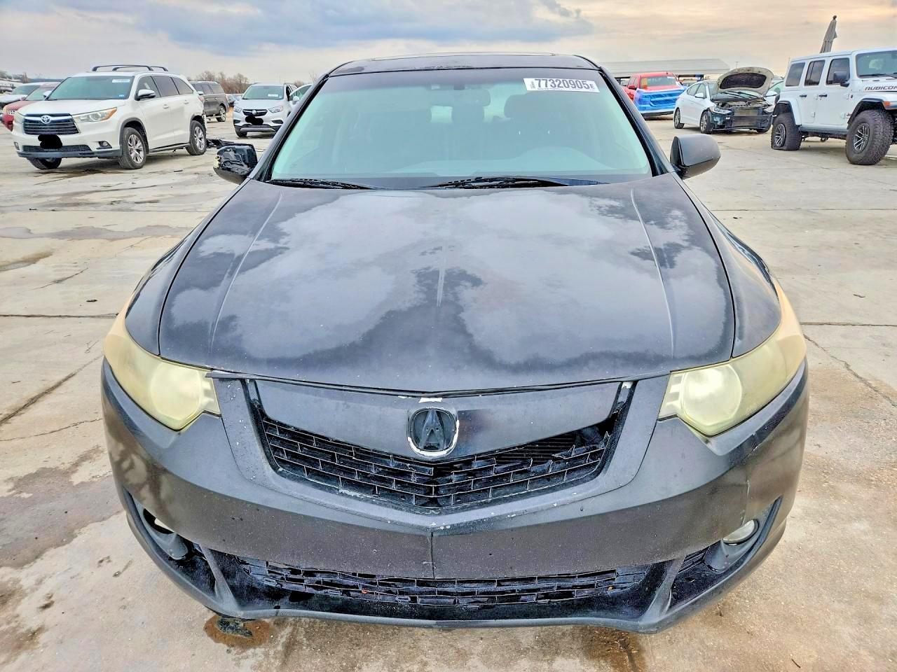 2009 Acura Tsx Черный vin: JH4CU26679C001827