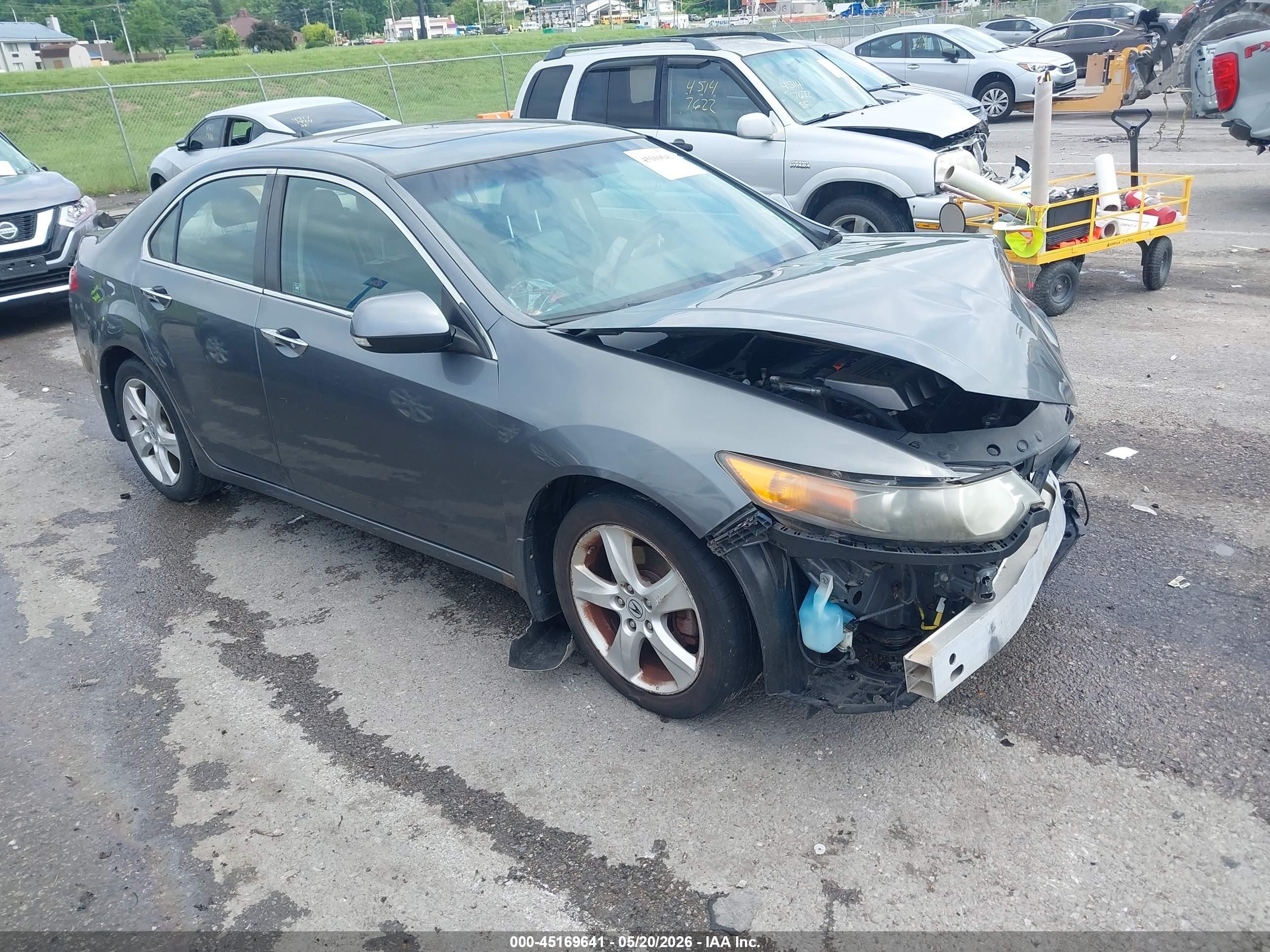 2009 Acura Tsx   Gray vin: JH4CU26679C003416