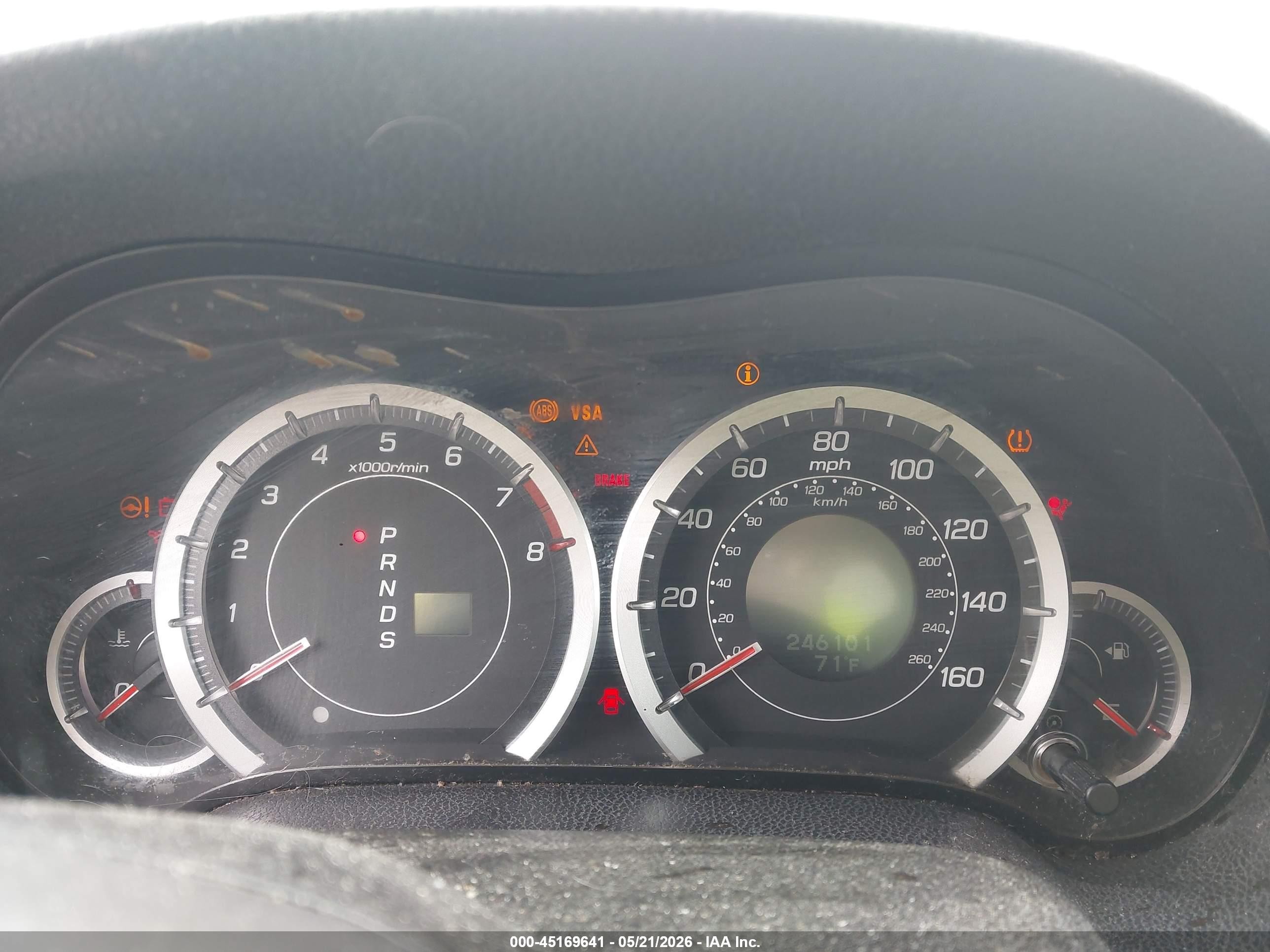 2009 Acura Tsx   Gray vin: JH4CU26679C003416