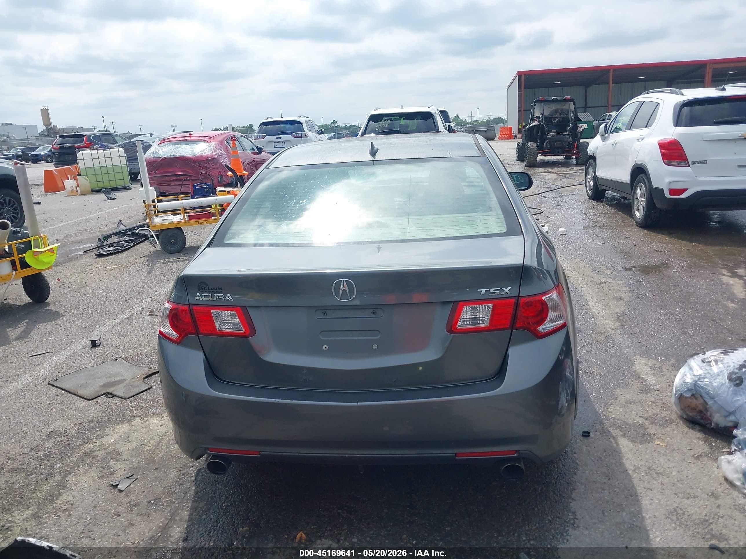 2009 Acura Tsx   Gray vin: JH4CU26679C003416