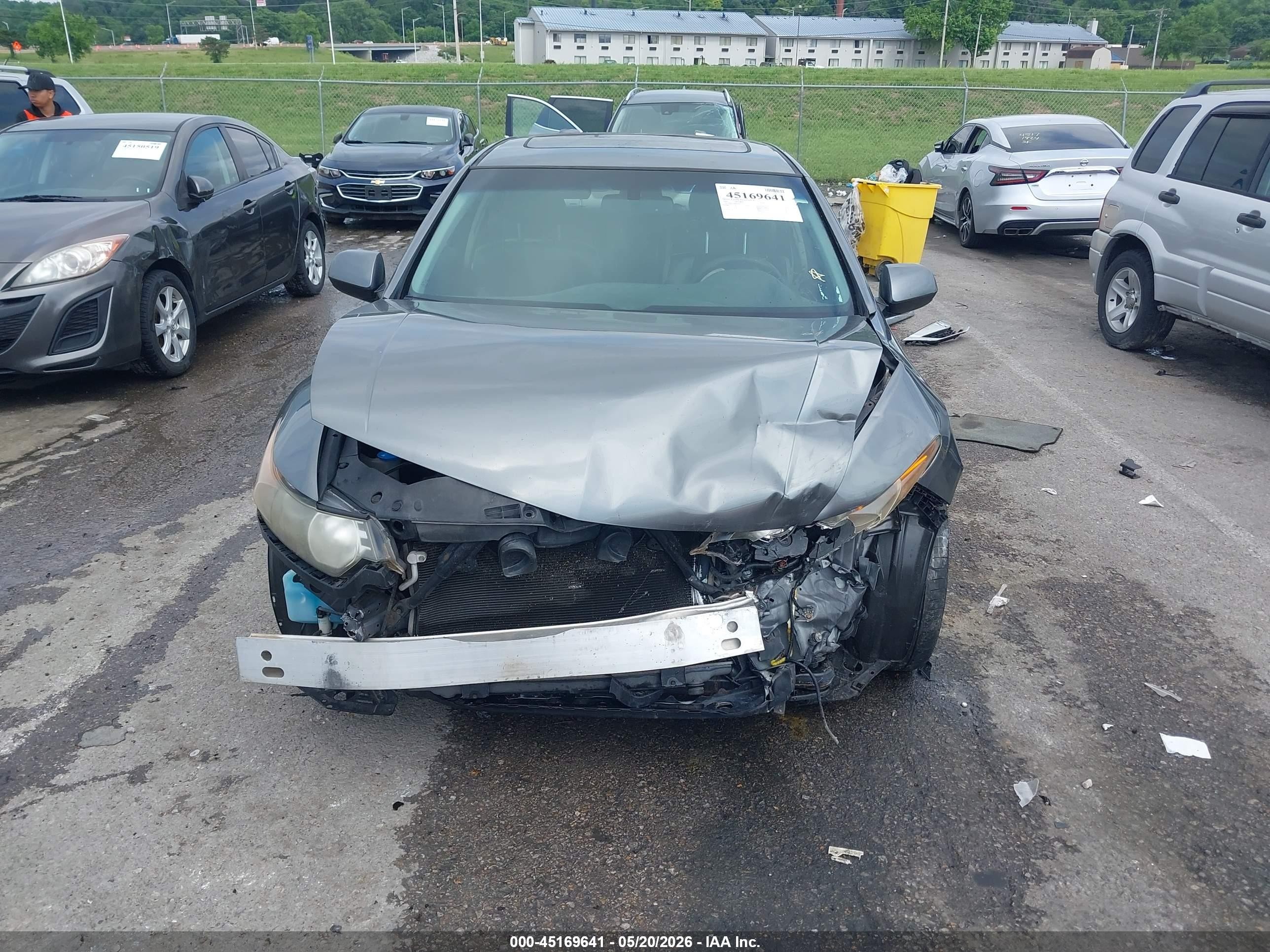 2009 Acura Tsx   Gray vin: JH4CU26679C003416