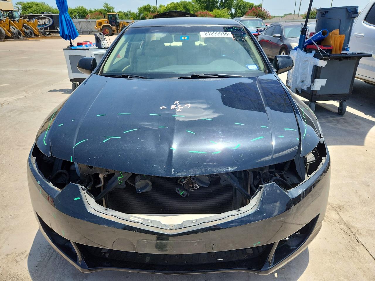 2009 Acura Tsx Black vin: JH4CU26679C020362