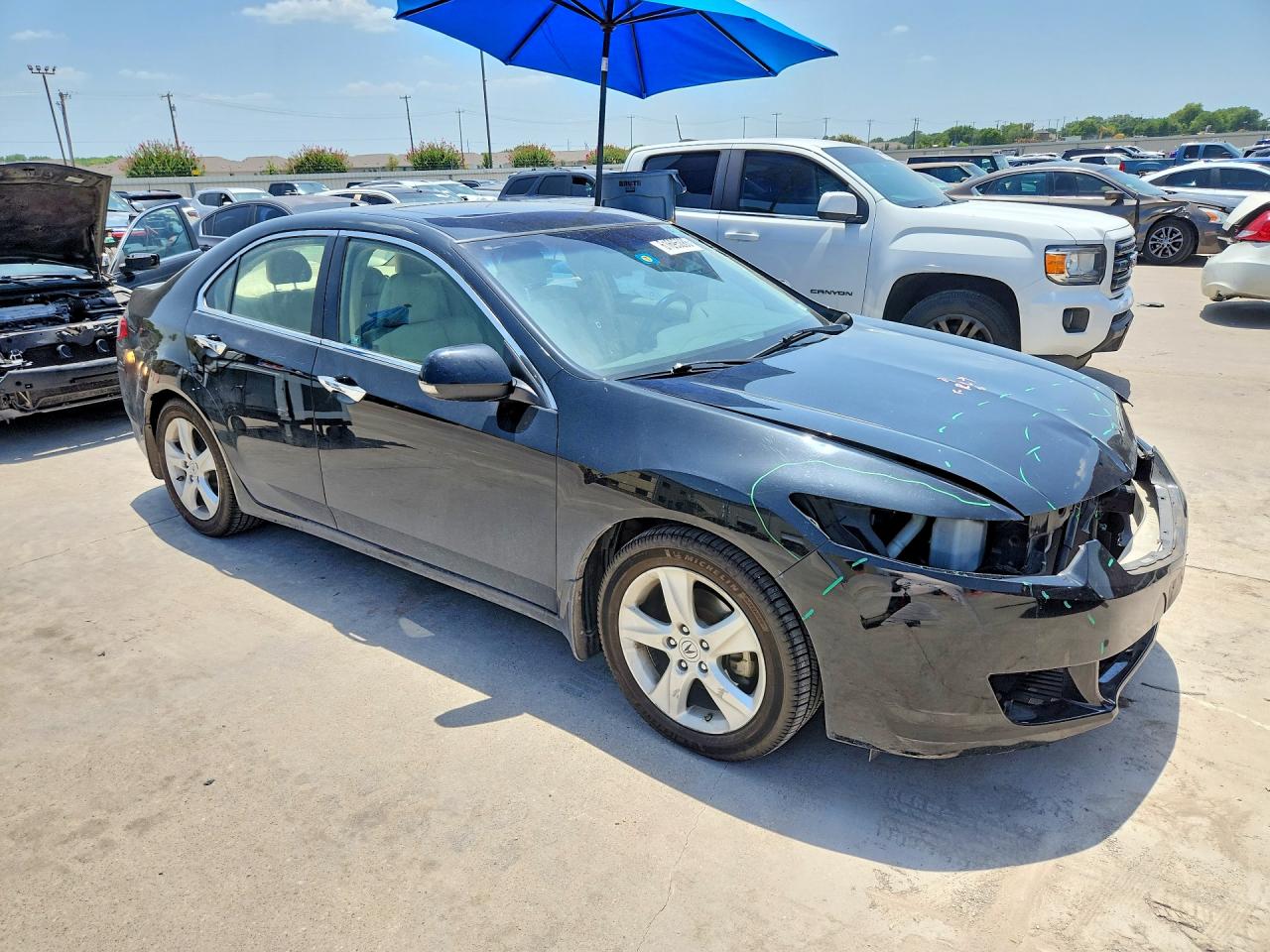 2009 Acura Tsx Black vin: JH4CU26679C020362