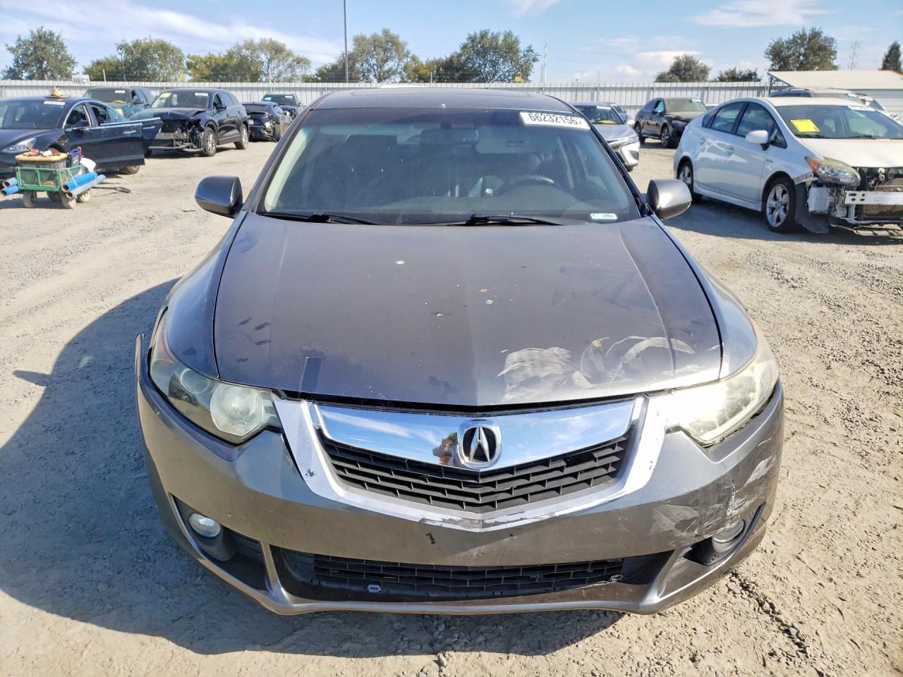 2009 Acura Tsx Gray vin: JH4CU26679C032317