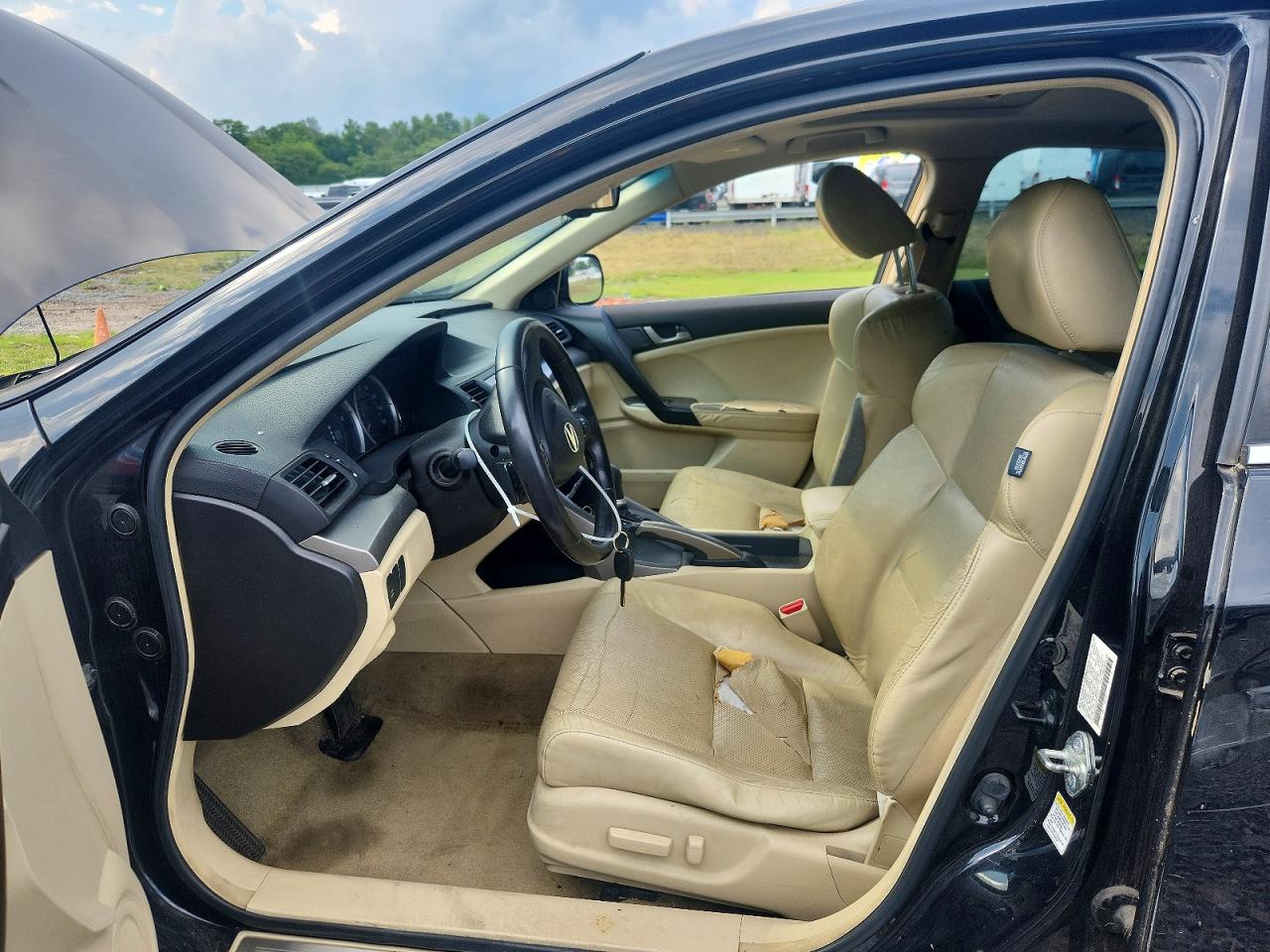 2009 Acura Tsx Black vin: JH4CU26689C007023