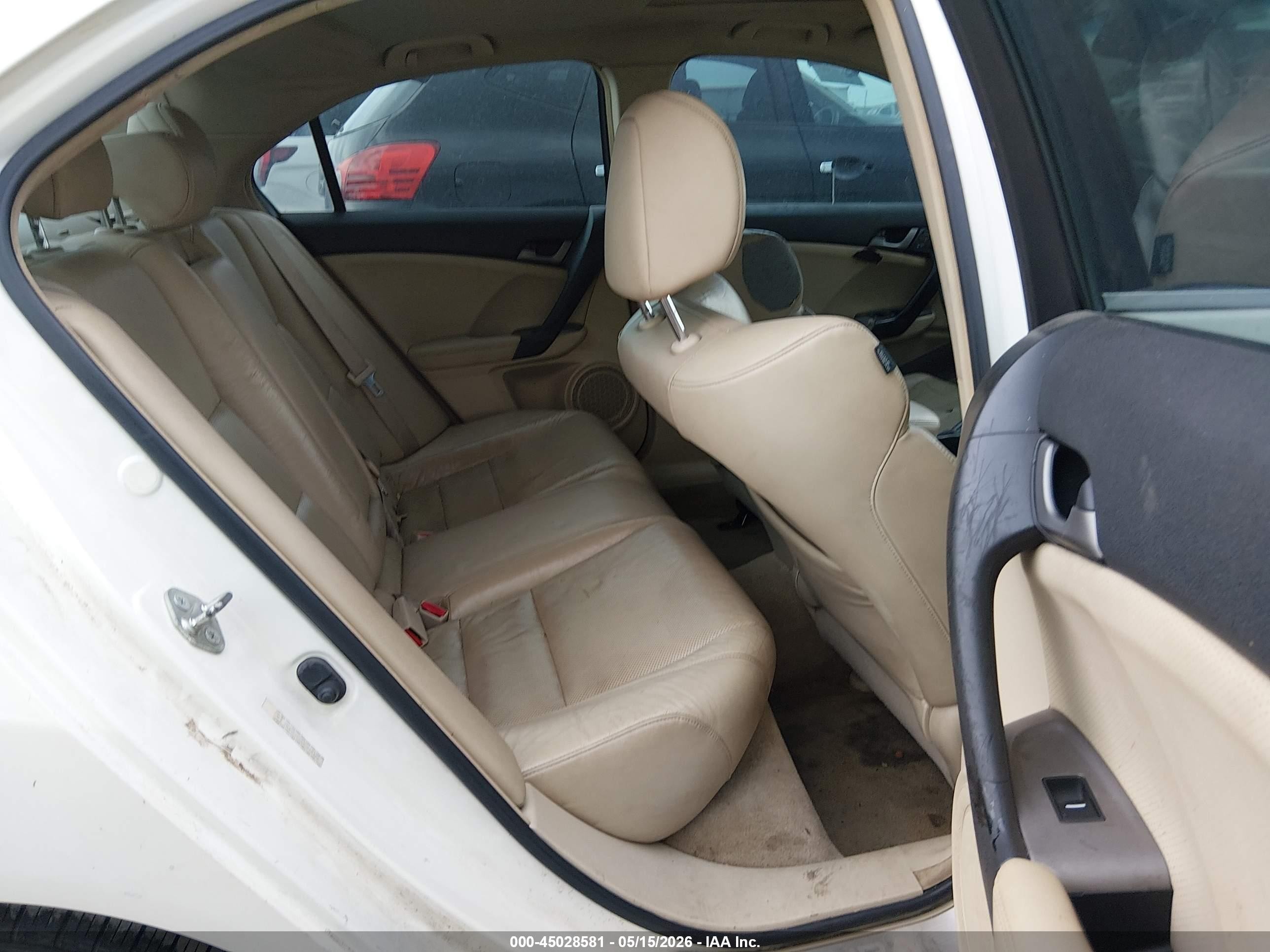 2009 Acura Tsx   White vin: JH4CU26689C010486