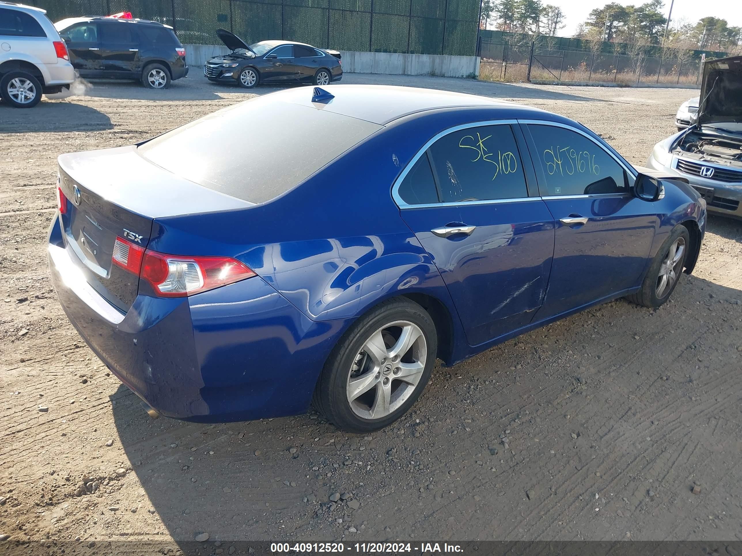 2009 Acura Tsx   Blue vin: JH4CU26689C011377