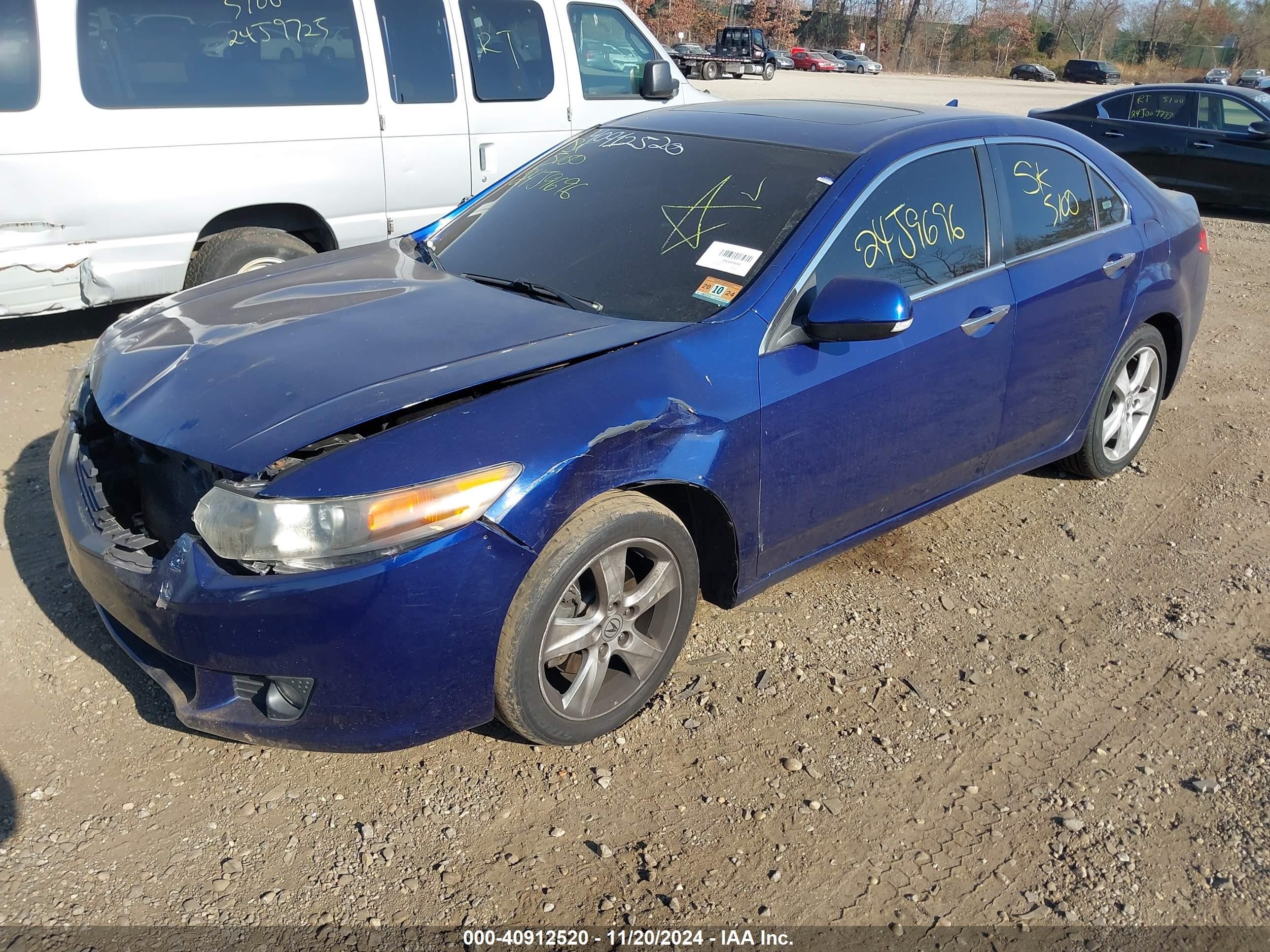 2009 Acura Tsx   Blue vin: JH4CU26689C011377