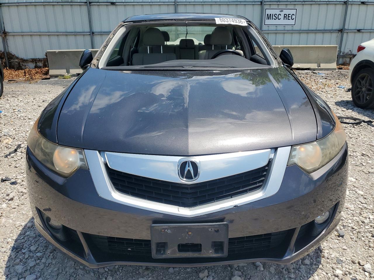 2009 Acura Tsx Gray vin: JH4CU26689C020452