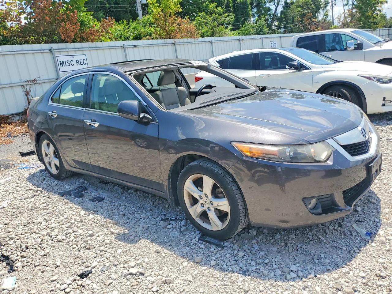2009 Acura Tsx Gray vin: JH4CU26689C020452