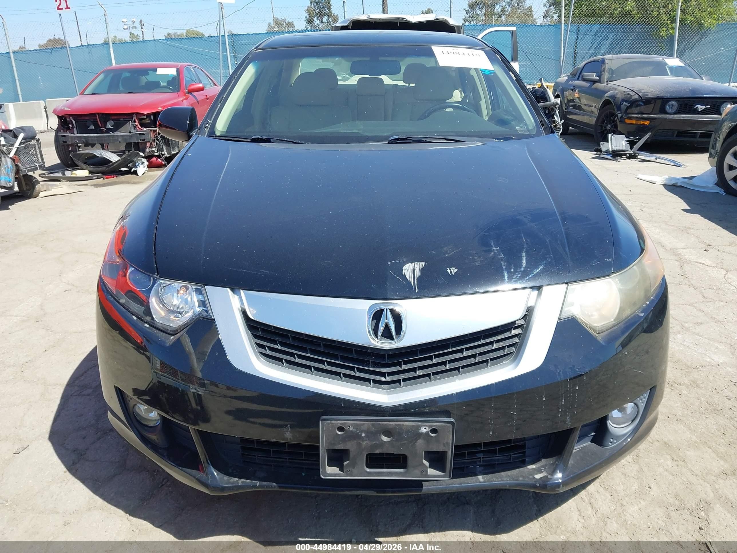 2009 Acura Tsx   Black vin: JH4CU26689C021245