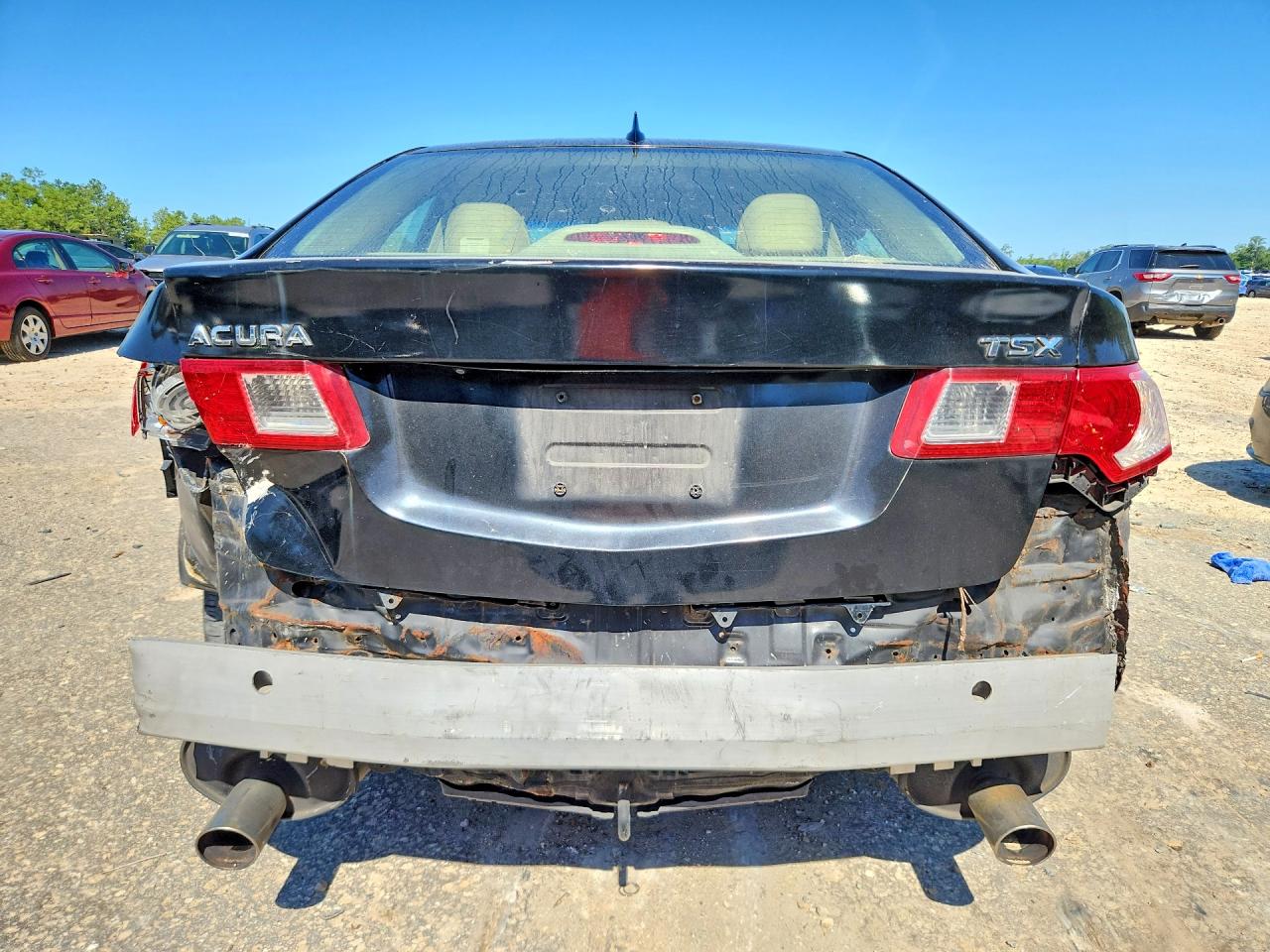 2009 Acura Tsx Black vin: JH4CU26689C022279