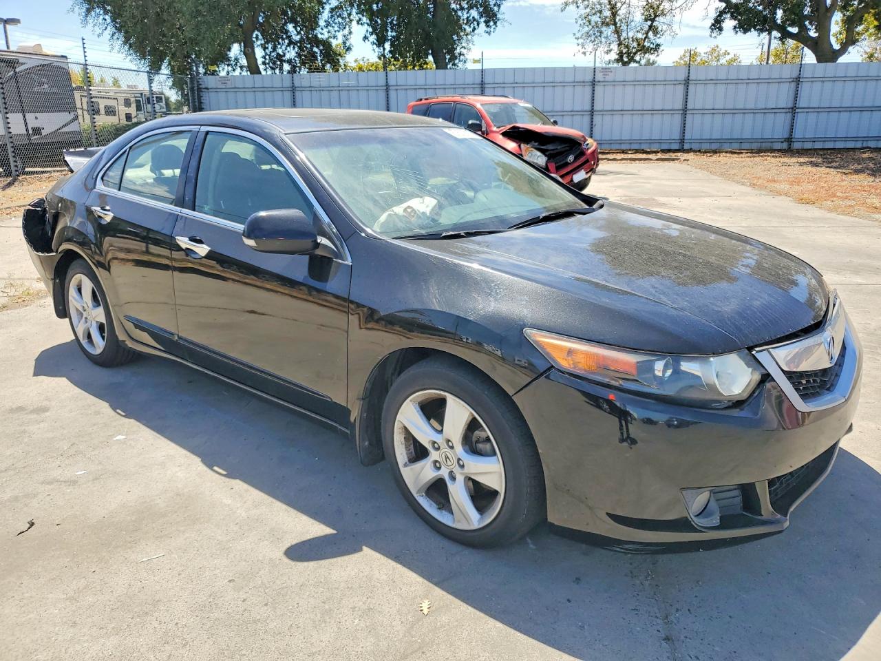 2009 Acura Tsx Черный vin: JH4CU26689C023125