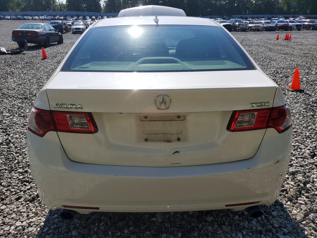 2009 Acura Tsx White vin: JH4CU26689C026252