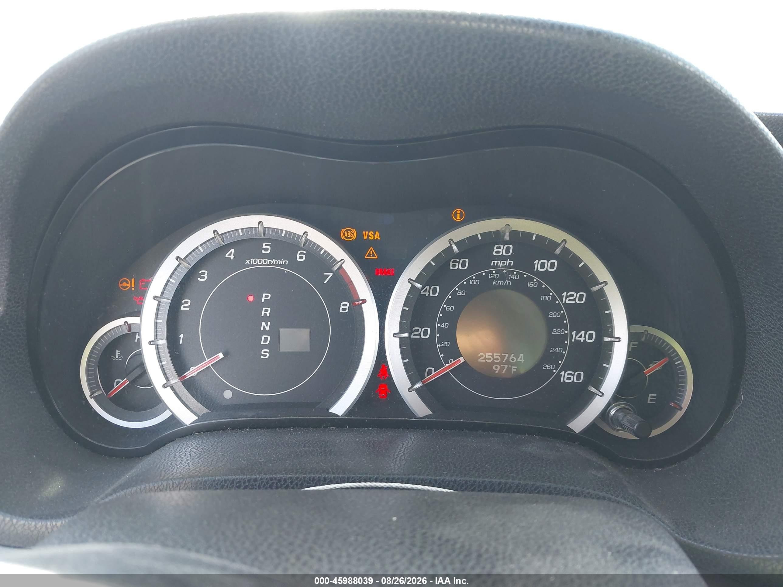 2009 Acura Tsx   White vin: JH4CU26689C027157