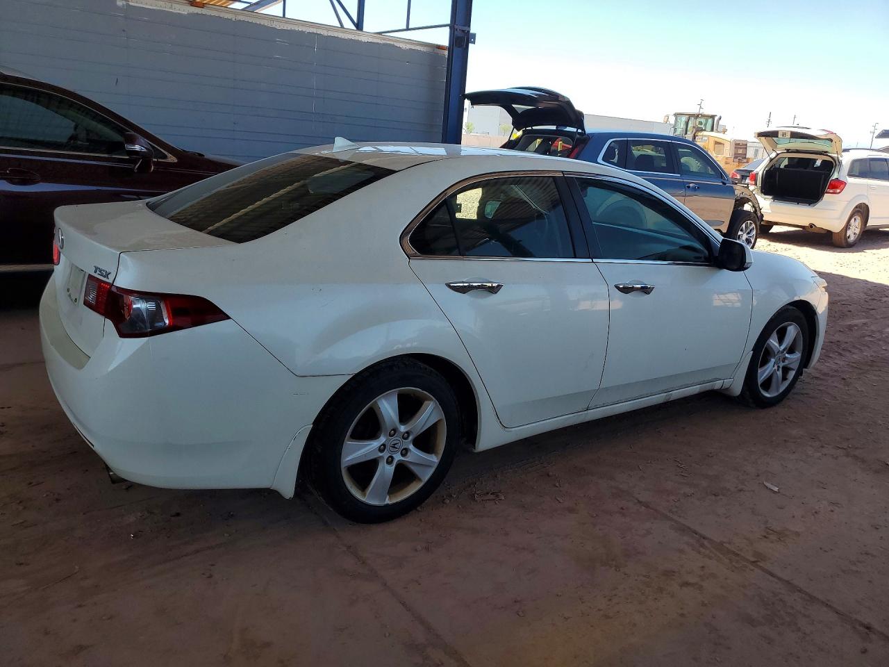 2009 Acura Tsx White vin: JH4CU26689C032620